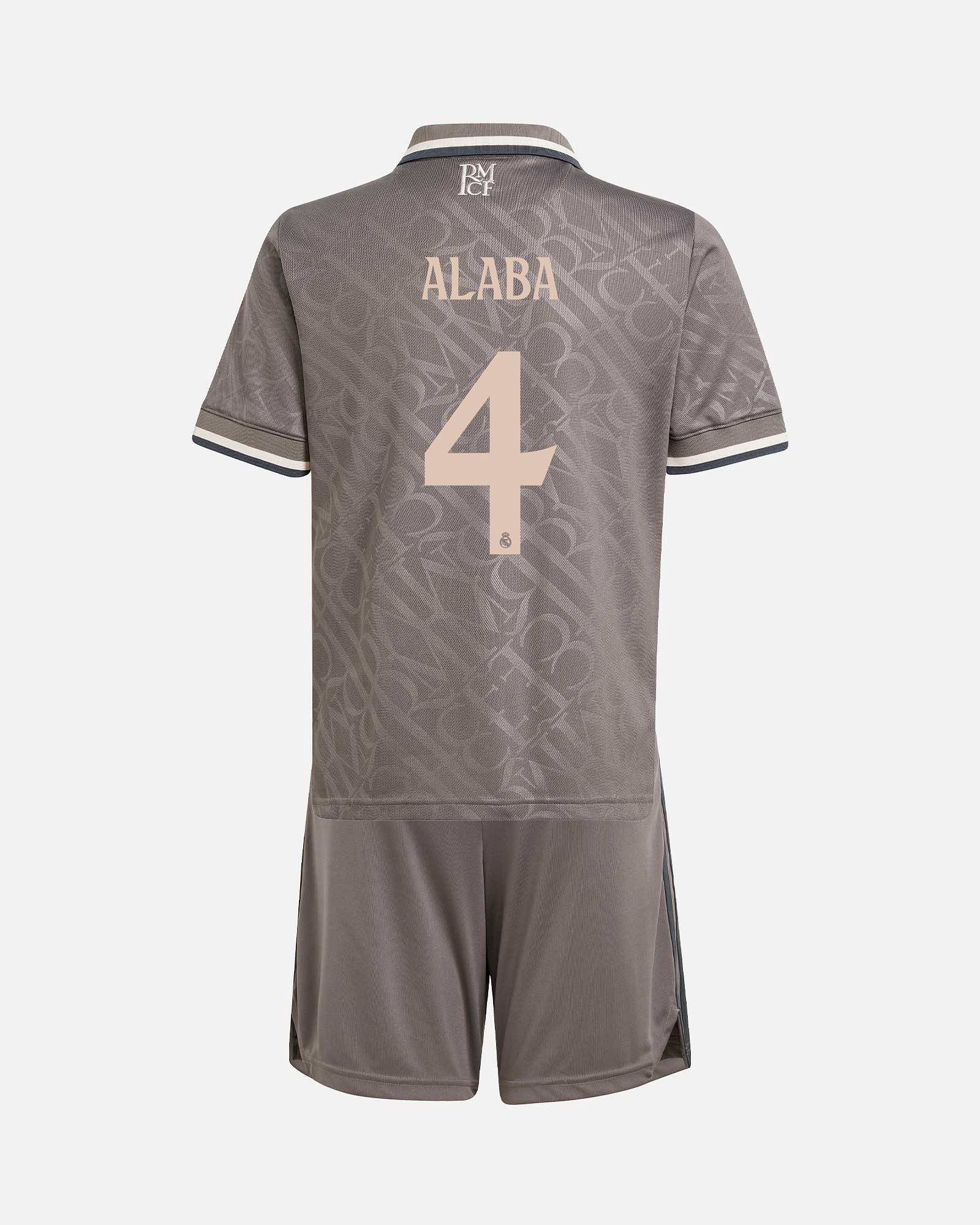 Conjunto 3ª Real Madrid 2024/2025 Alaba - Fútbol Factory