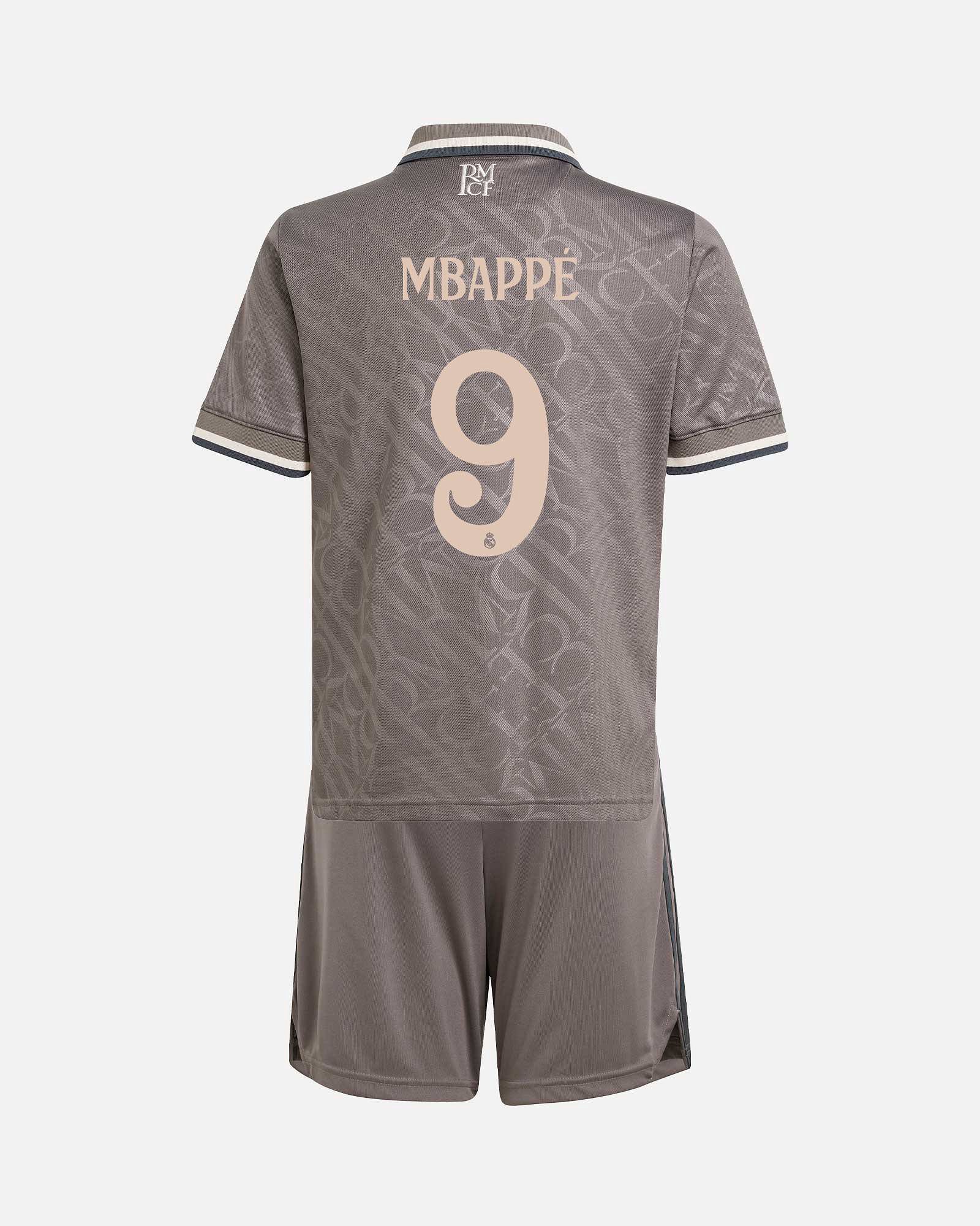 Conjunto 3ª Real Madrid 2024/2025 Mbappé - Fútbol Factory