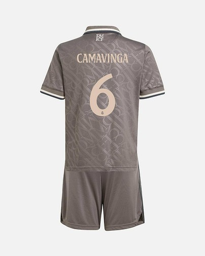 Conjunto 3ª Real Madrid 2024/2025 Camavinga