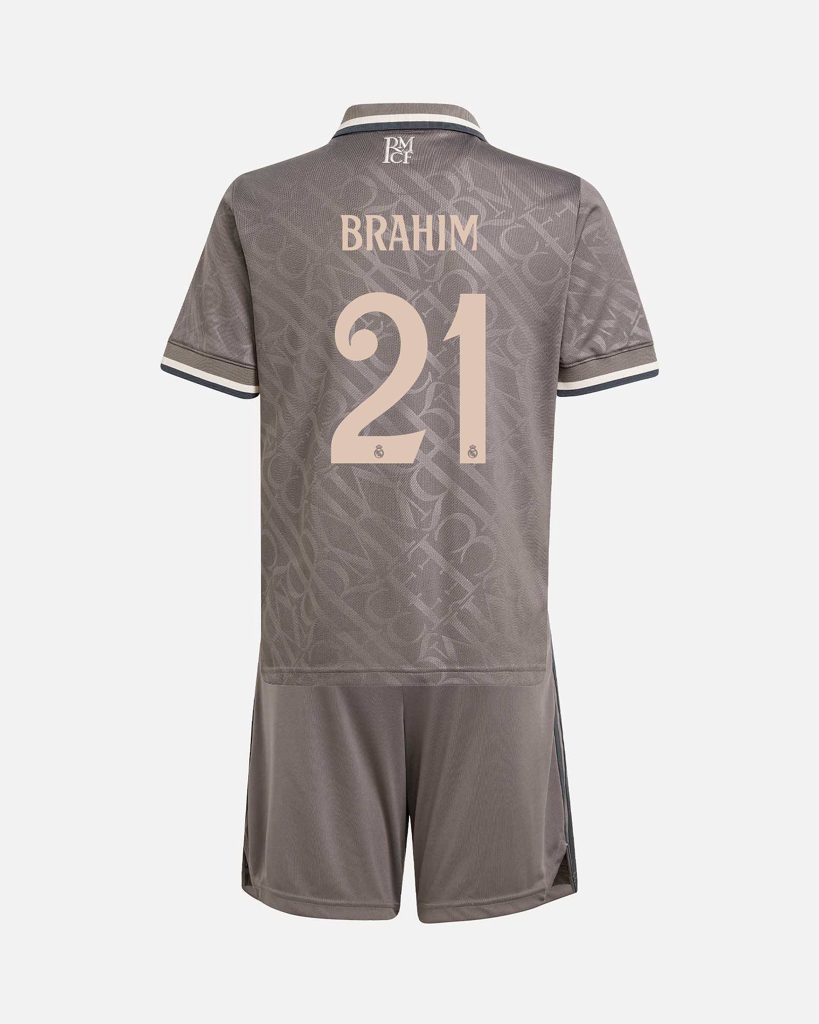 Conjunto 3ª Real Madrid 2024/2025 Brahim - Fútbol Factory