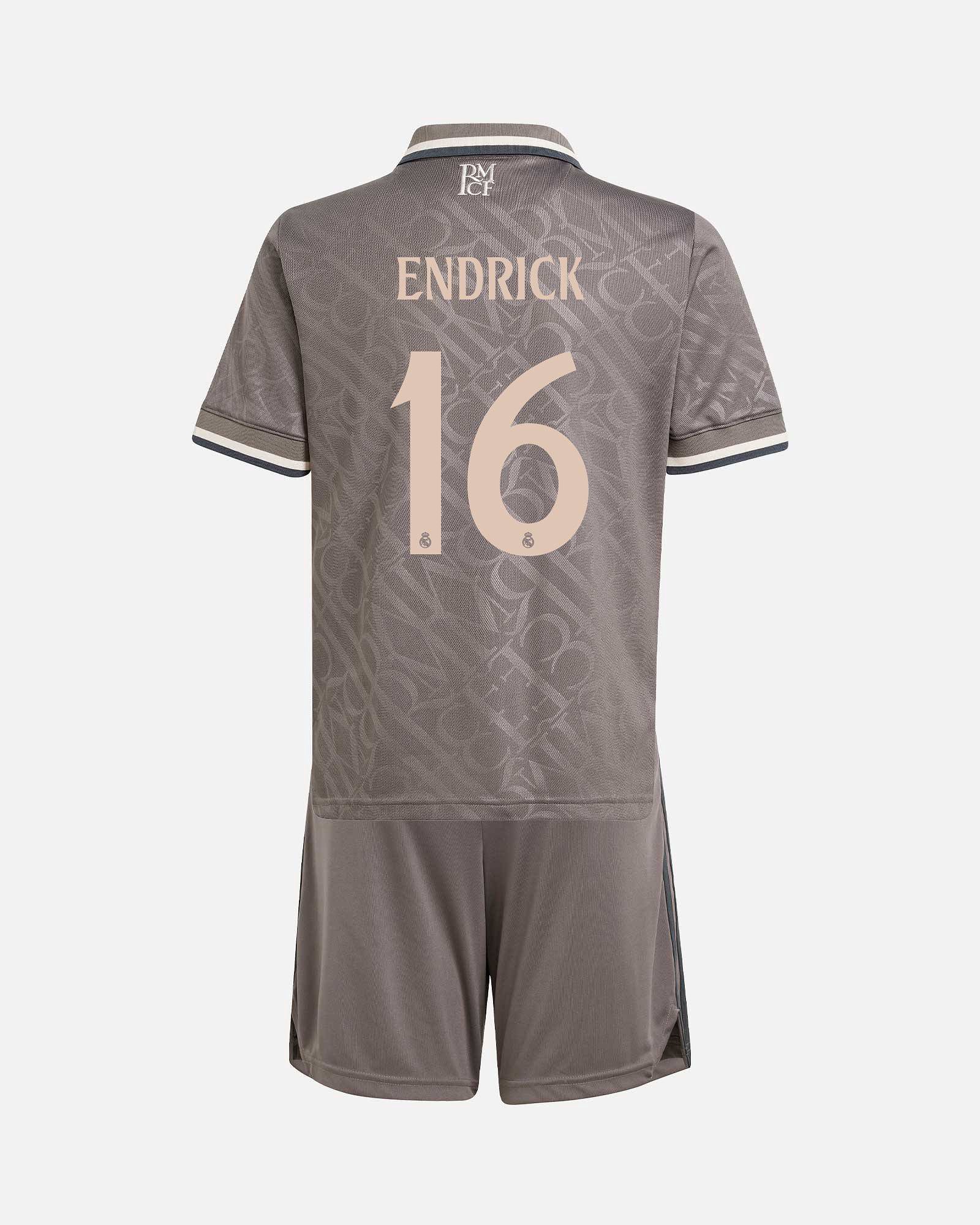 Conjunto 3ª Real Madrid 2024/2025 Endrick - Fútbol Factory