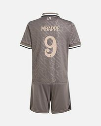 Mini conjunto 3ª Real Madrid 2024/2025 Mbappé