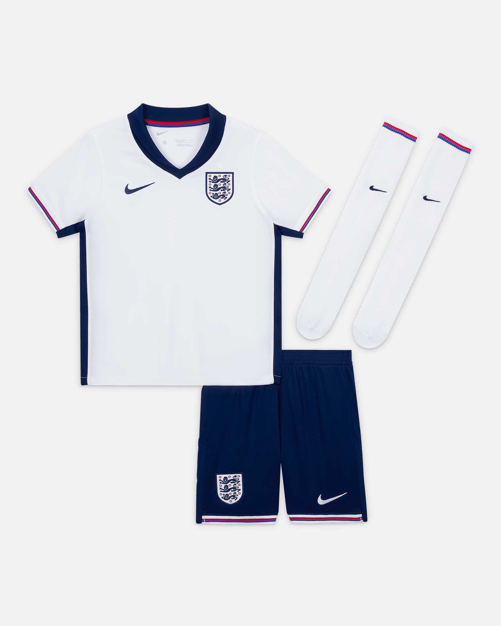 Conjunto 1ª Inglaterra EURO 2024 - Fútbol Factory