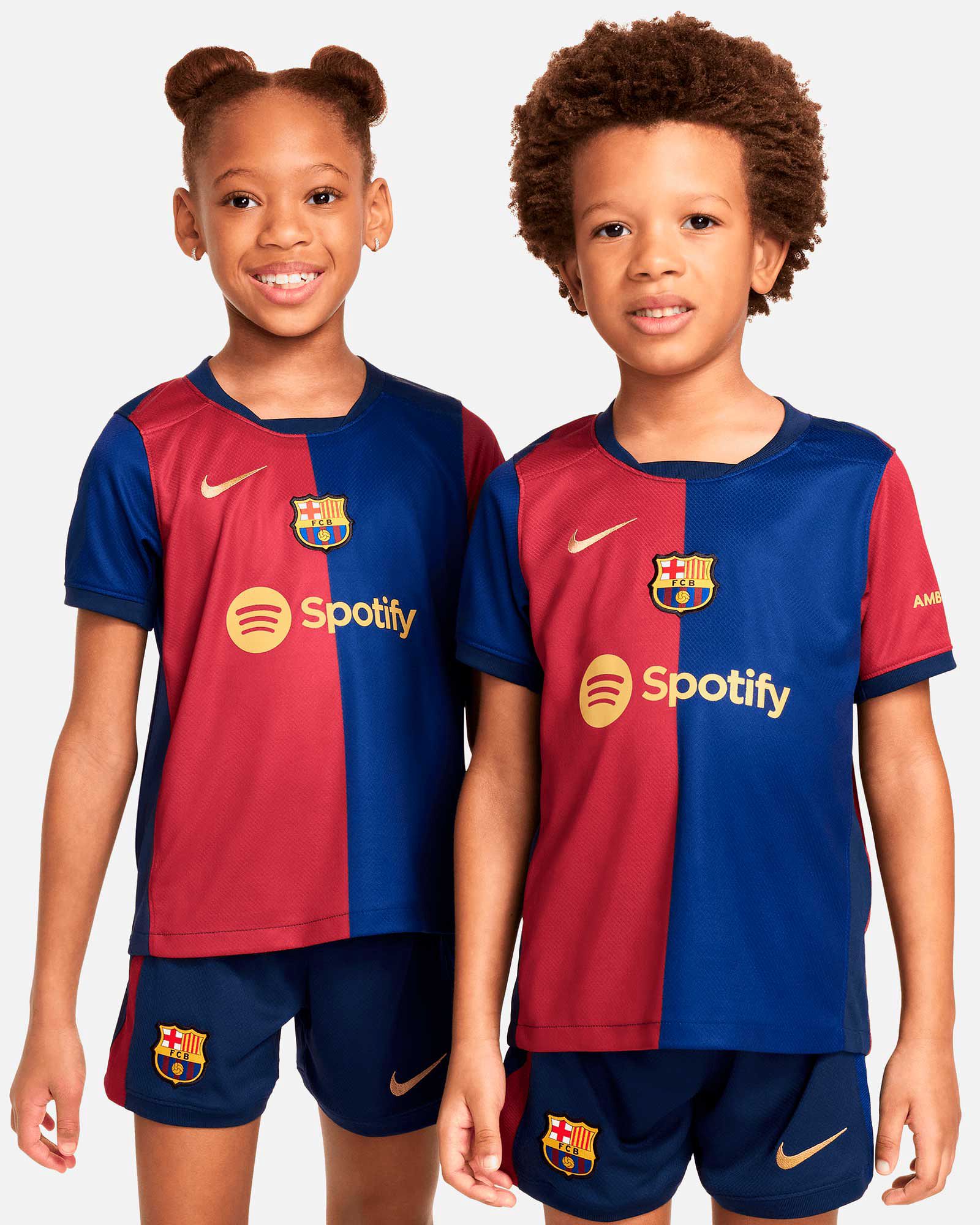 Conjunto 1 FC Barcelona 2024 2025 para Nino Pequeno