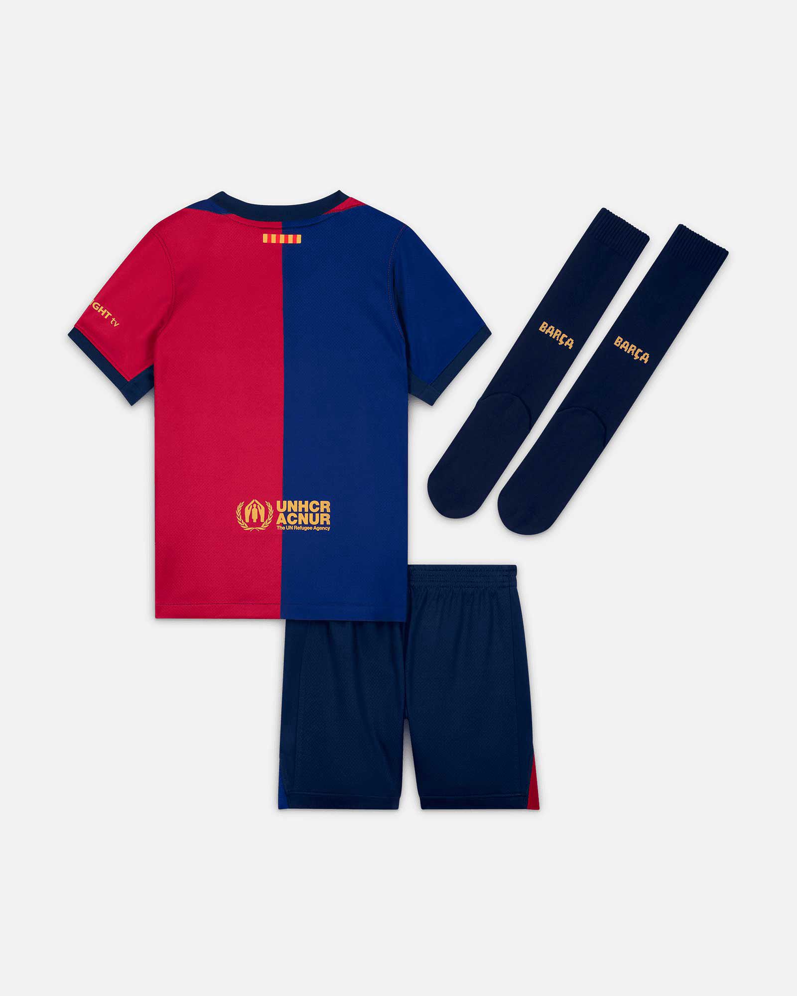 Conjunto 1ª FC Barcelona 2024/2025  - Fútbol Factory