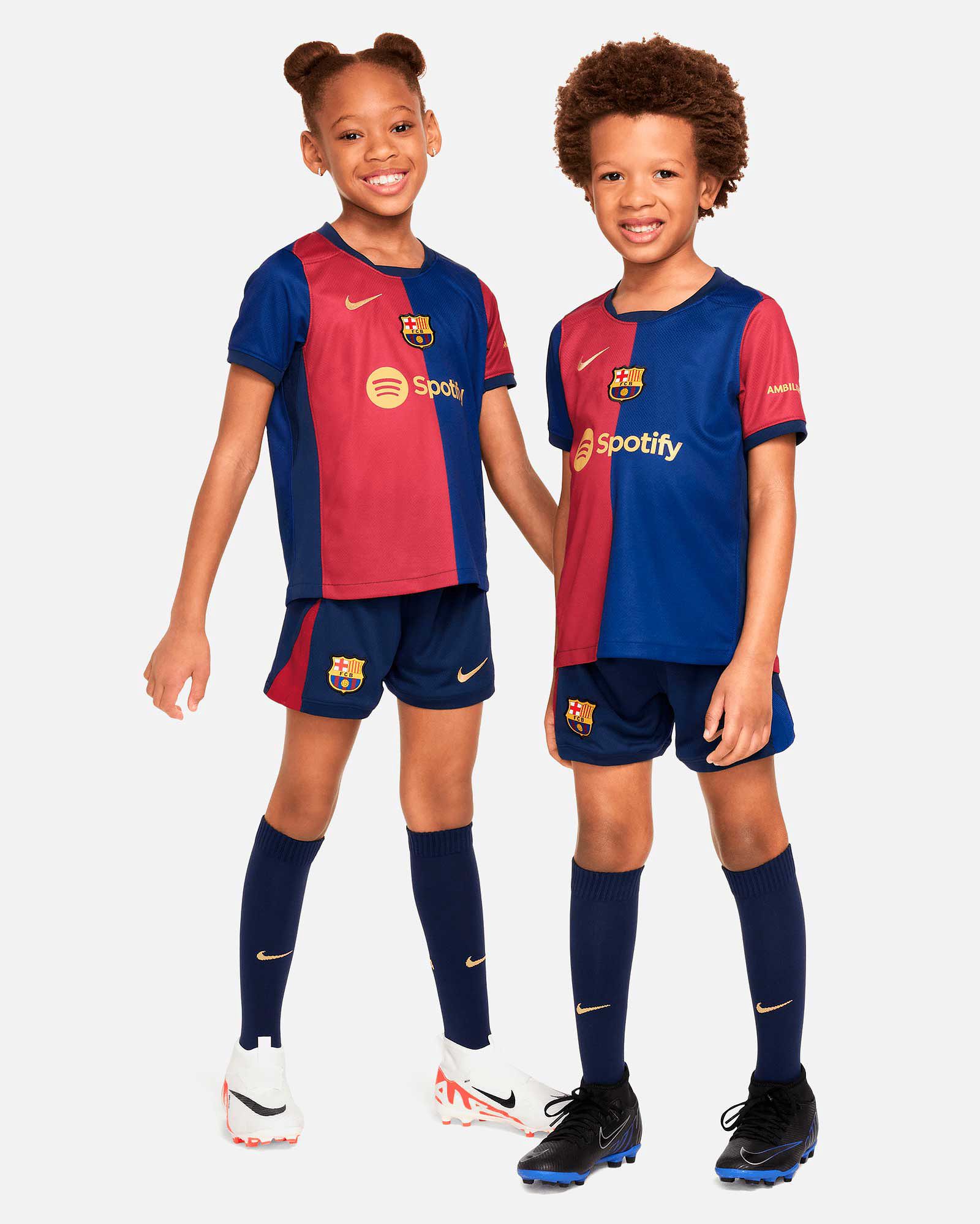 Conjunto 1ª FC Barcelona 2024/2025  - Fútbol Factory