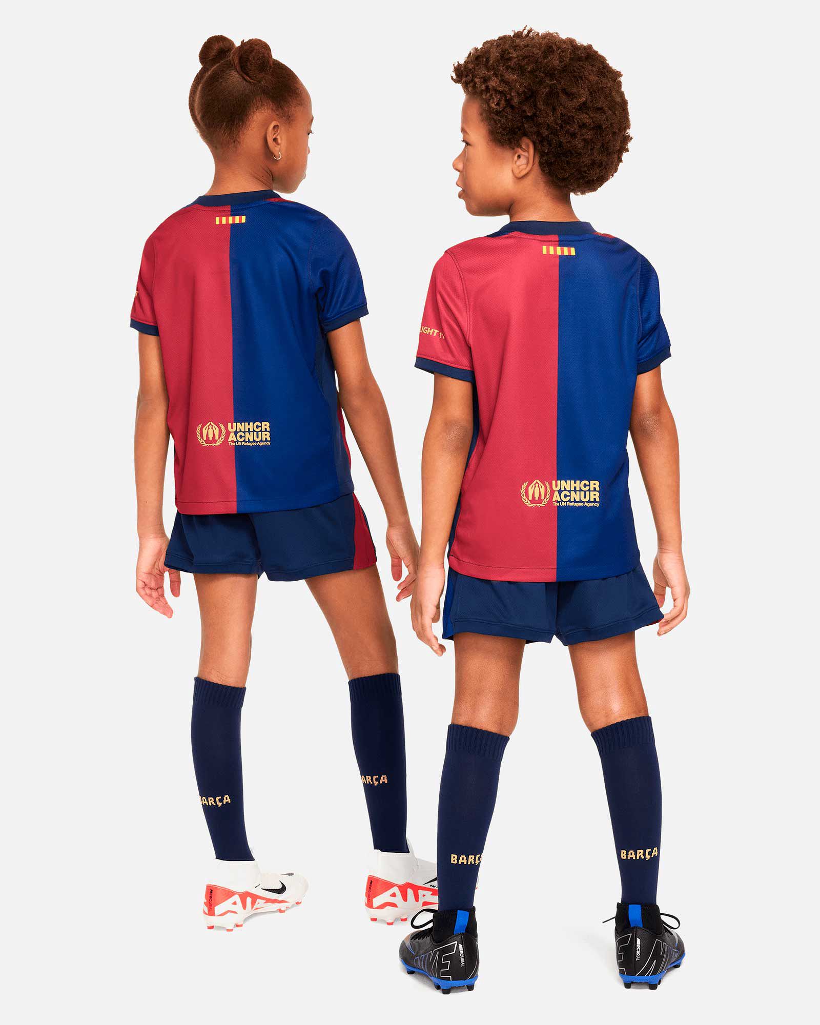 Conjunto 1ª FC Barcelona 2024/2025  - Fútbol Factory