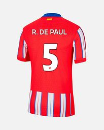 Camiseta 1ª Atlético de Madrid 2024/2025 Match R. De Paul