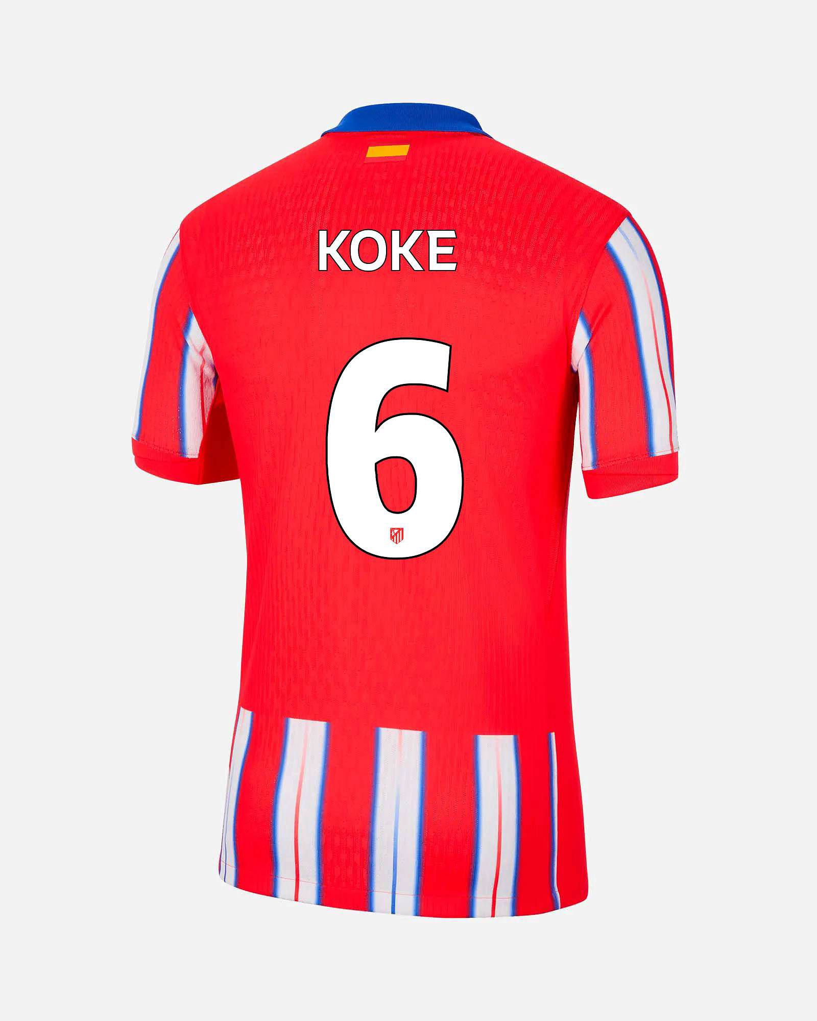 Camiseta 1ª Atlético de Madrid 2024/2025 Match Koke - Fútbol Factory