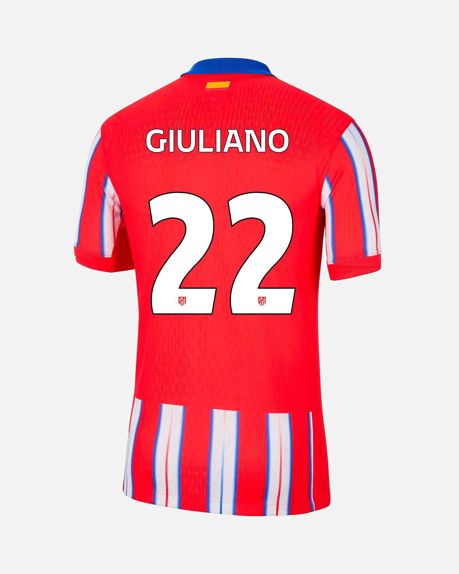 Camiseta 1ª Atlético de Madrid 2024/2025 Match Giuliano - Fútbol Factory