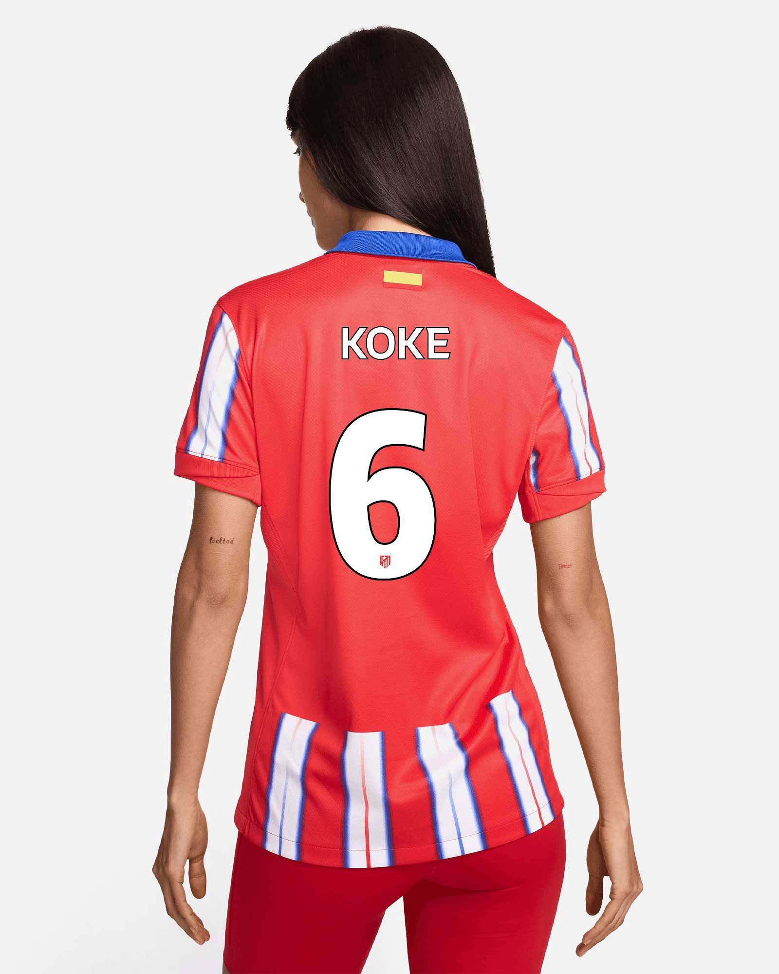 Camiseta 1ª Atlético de Madrid 2024/2025 Koke - Fútbol Factory