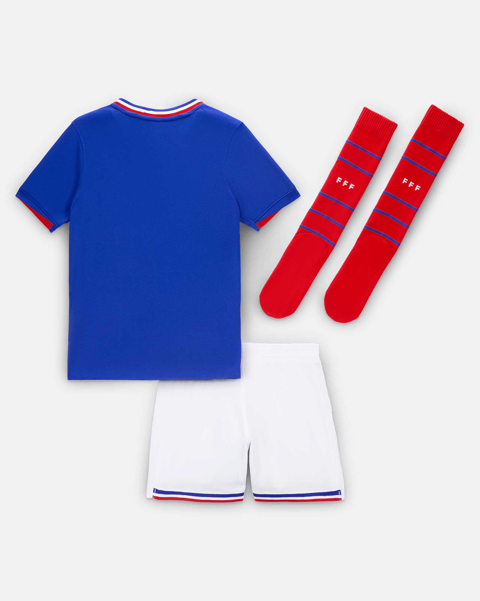 Conjunto 1ª Francia EURO 2024 - Fútbol Factory