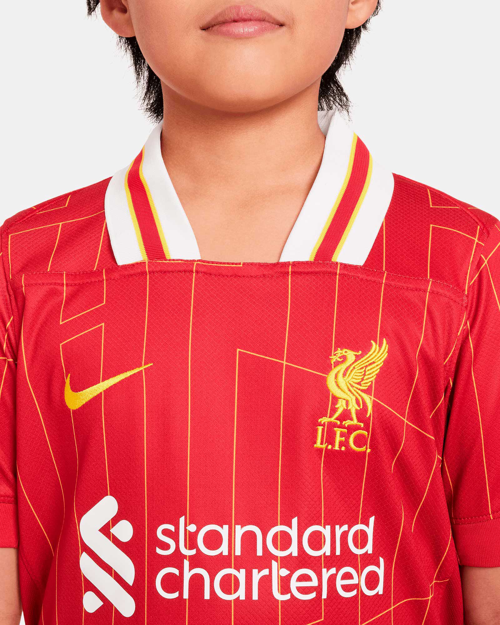 Conjunto 1ª Liverpool FC 2024/2025 - Fútbol Factory