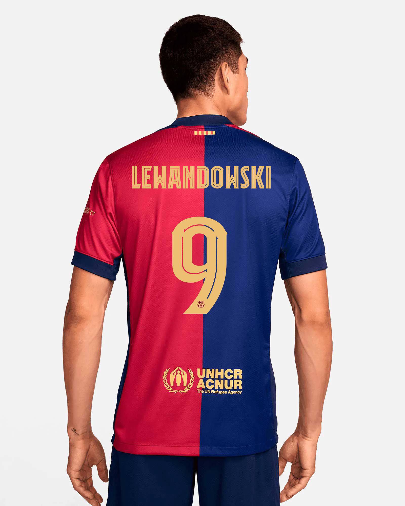 Camiseta 1ª FC Barcelona 2024/2025 Lewandowski - Fútbol Factory