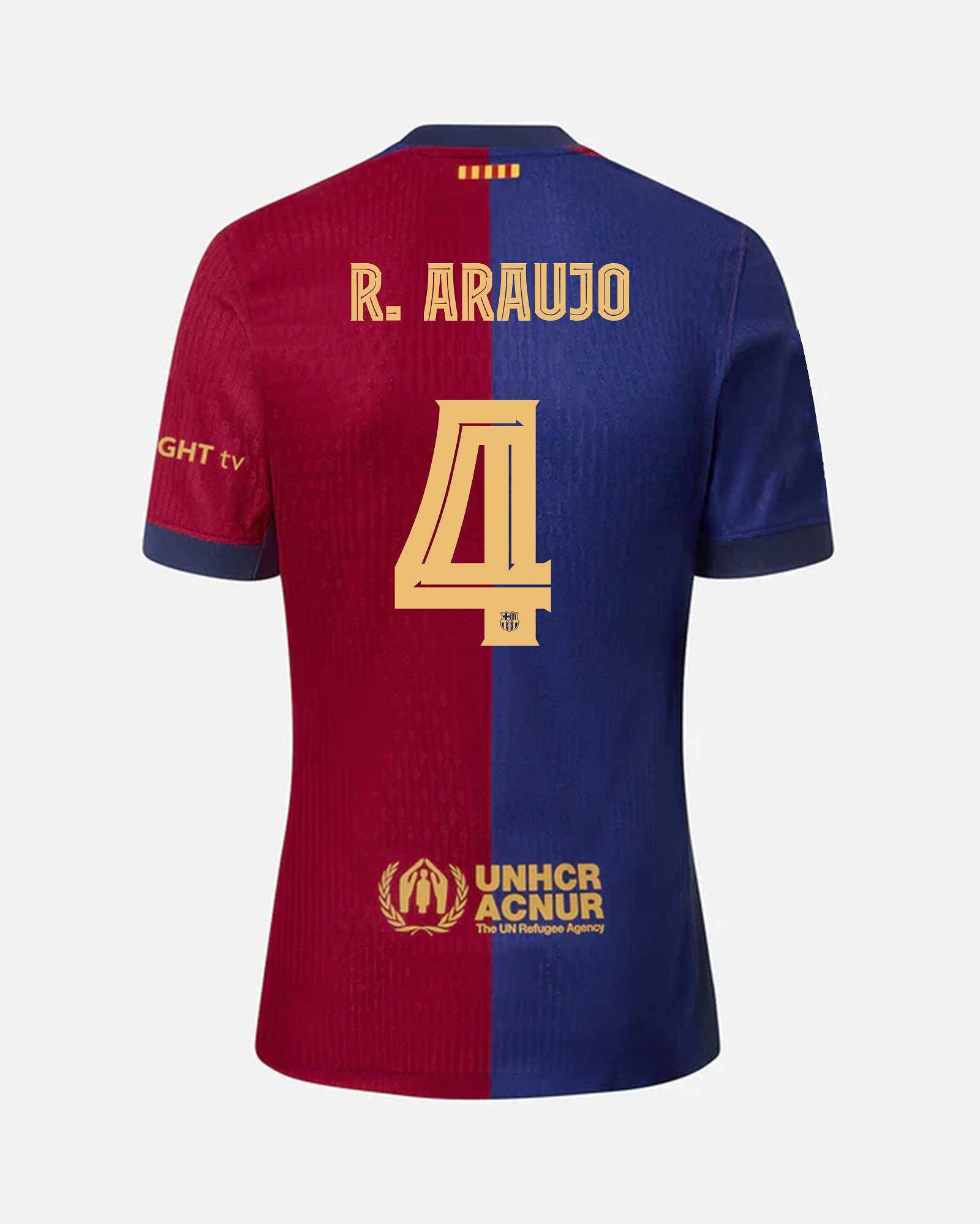 Camiseta 1ª FC Barcelona 2024/2025 R. Araujo - Fútbol Factory