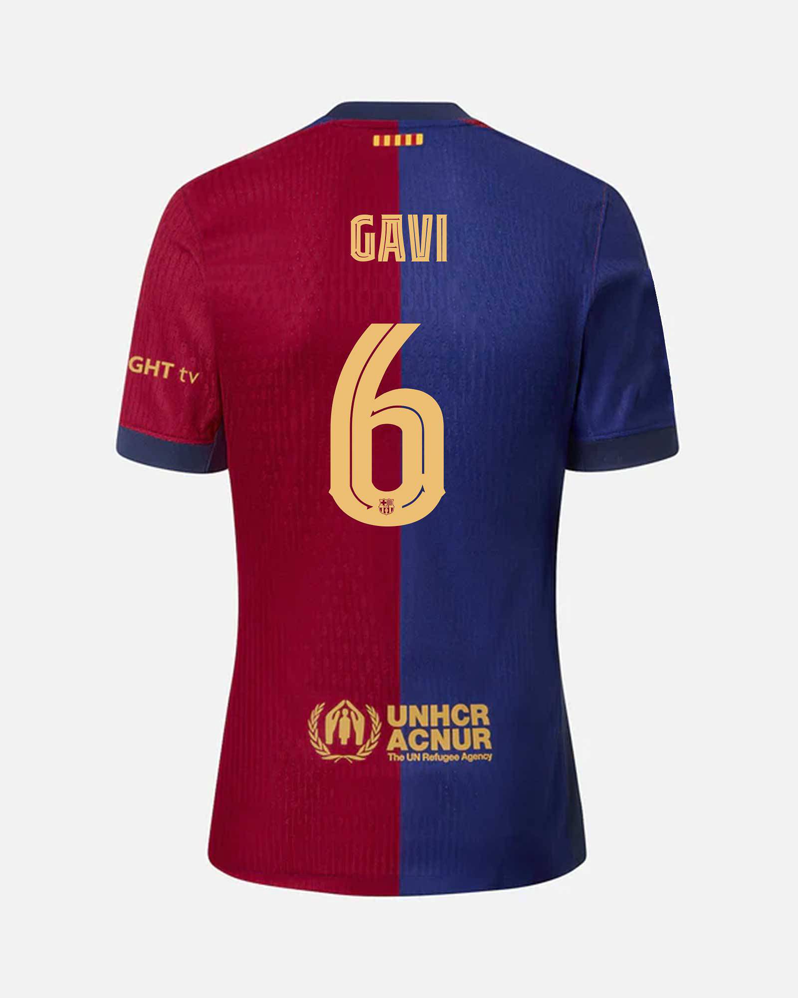 Camiseta 1ª FC Barcelona 2024/2025 Gavi - Fútbol Factory