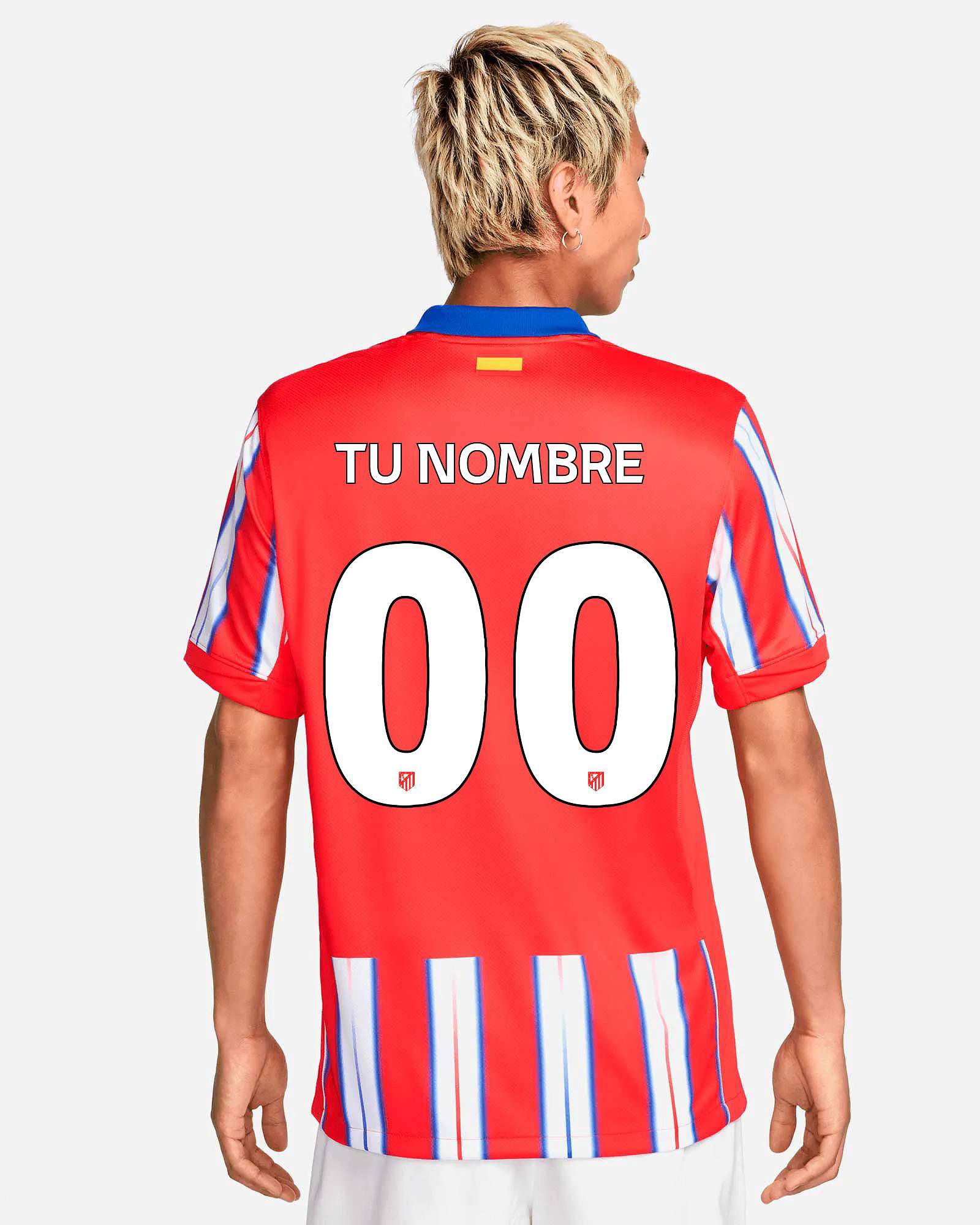 Camiseta 1ª Atlético de Madrid 2024/2025 Personalizado - Fútbol Factory