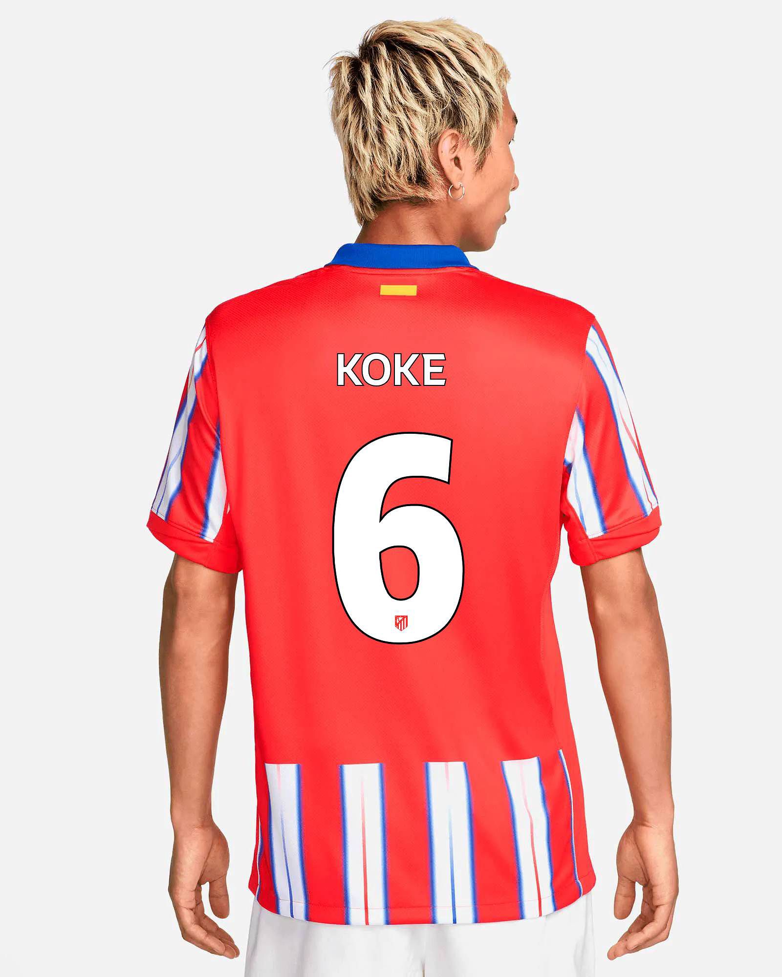 Camiseta 1ª Atlético de Madrid 2024/2025 Koke - Fútbol Factory