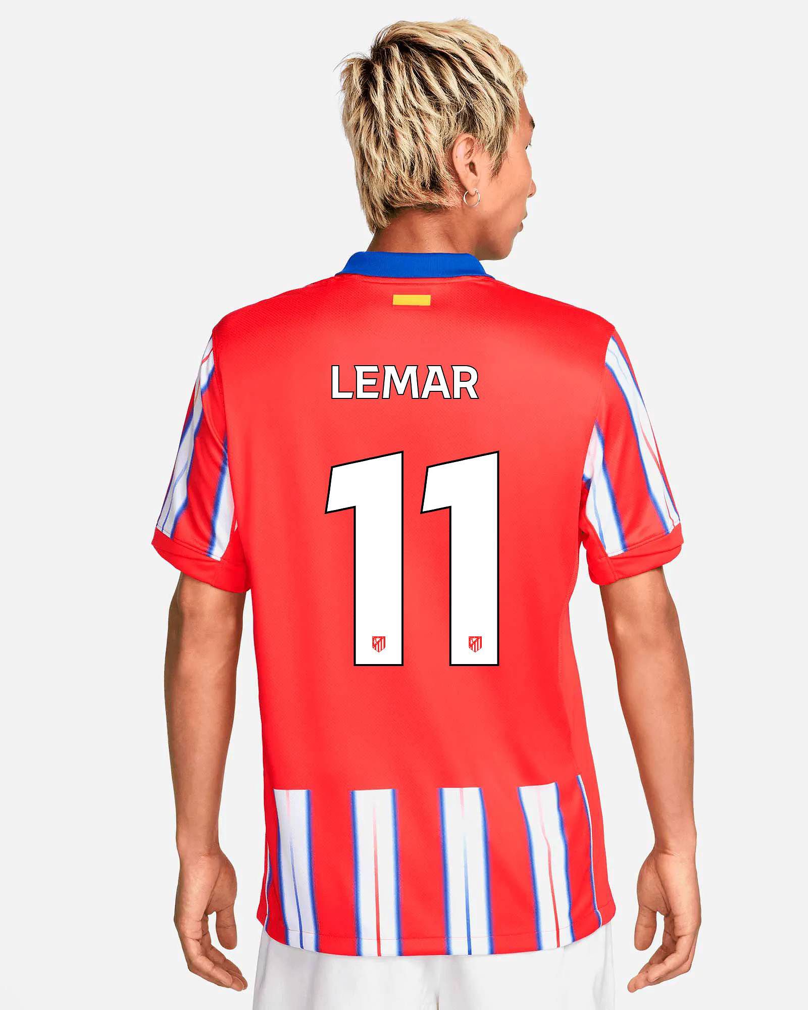 Camiseta 1ª Atlético de Madrid 2024/2025 Lemar - Fútbol Factory