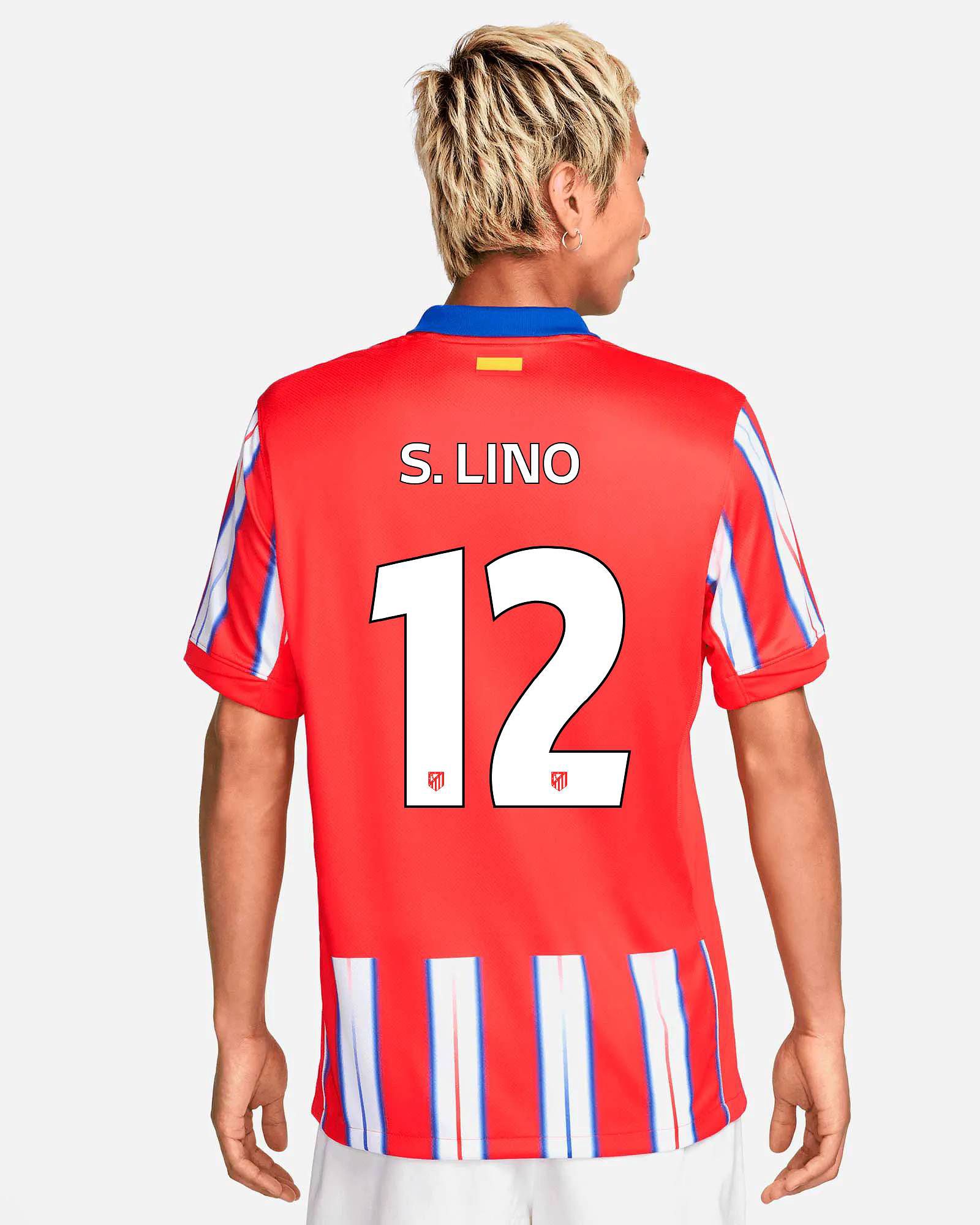 Camiseta 1ª Atlético de Madrid 2024/2025 S. Lino - Fútbol Factory