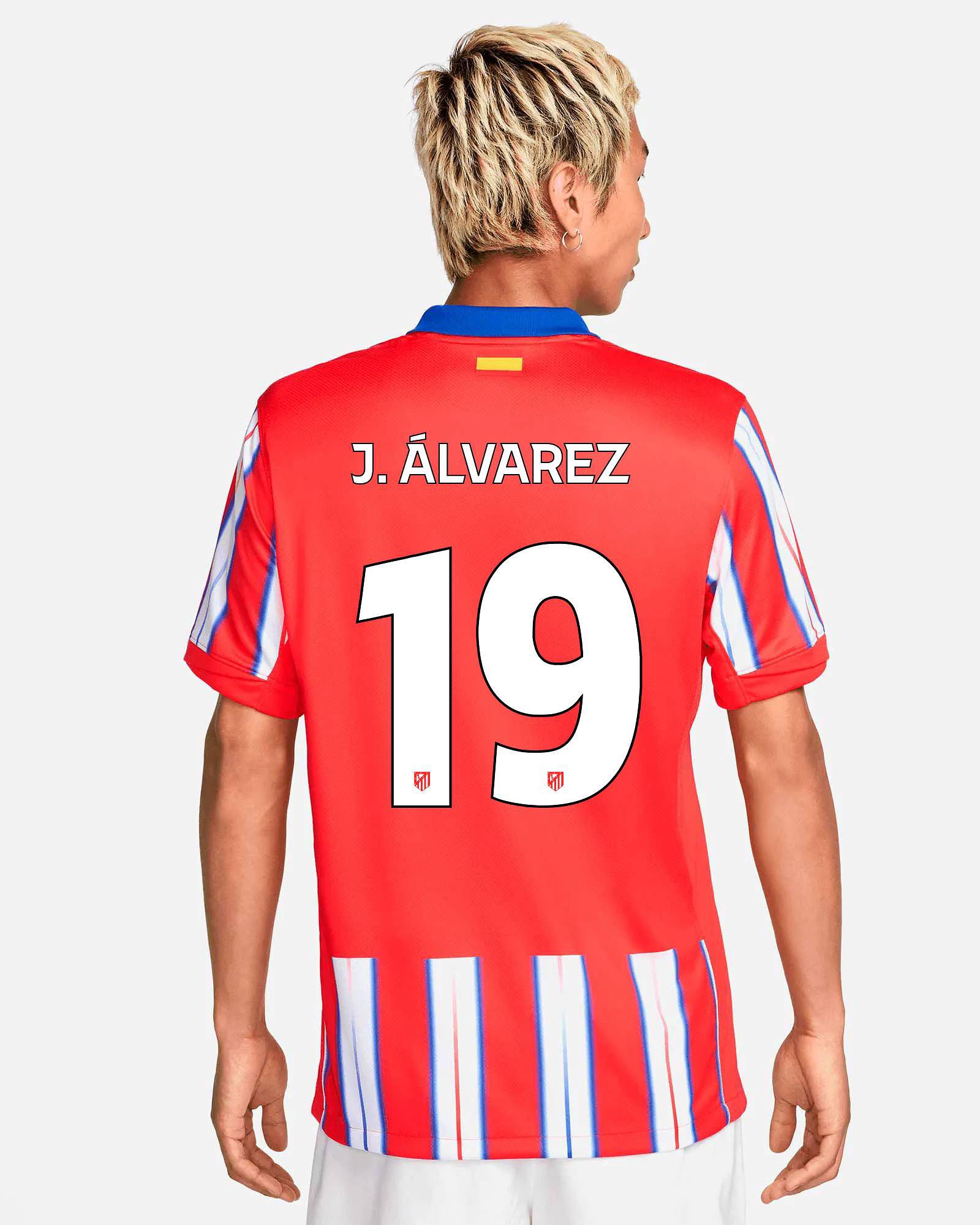 Camiseta 1ª Atlético de Madrid 2024/2025 J. Álvarez - Fútbol Factory