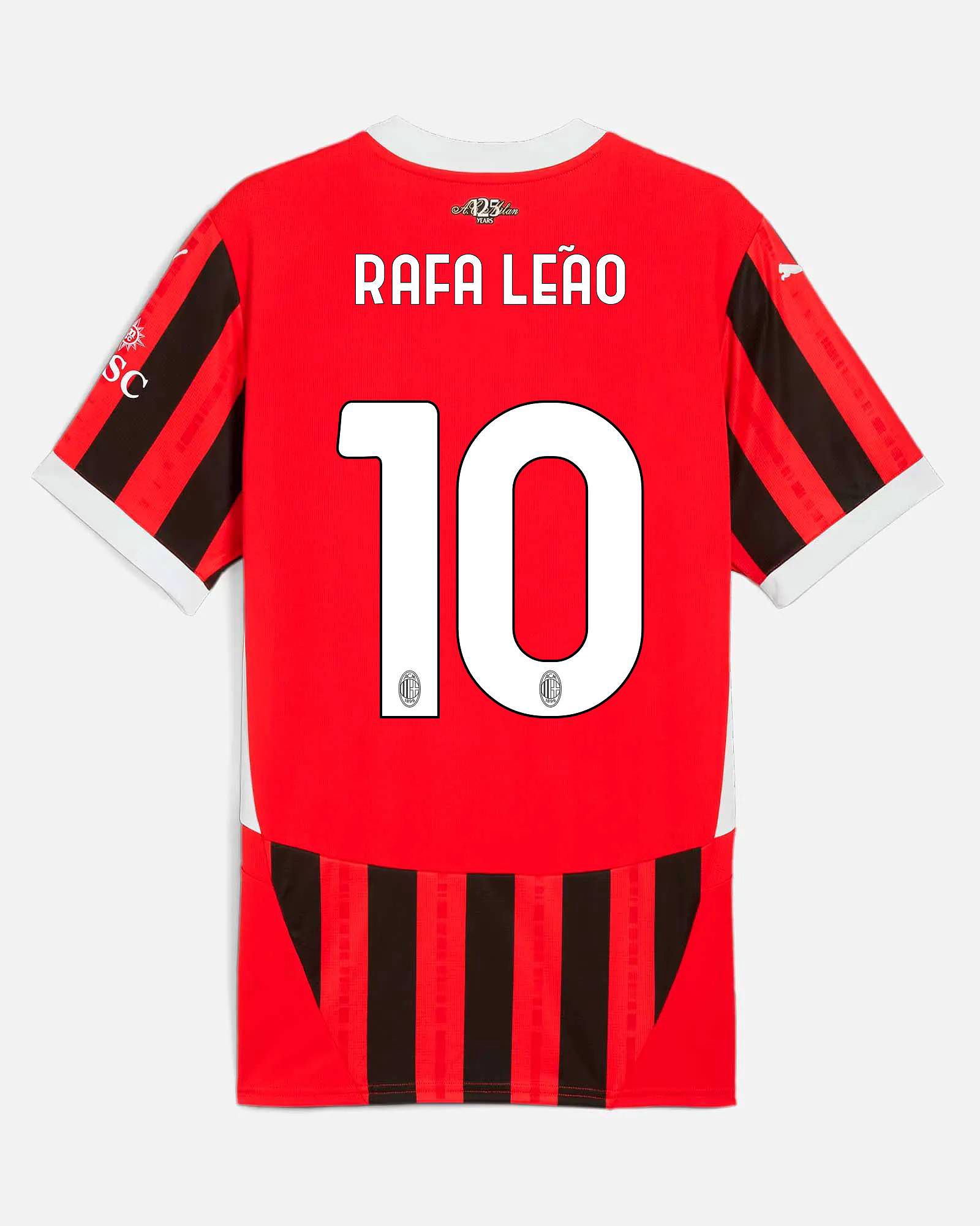 Camiseta 1ª AC Milan 2024/2025 Rafa Leão - Fútbol Factory