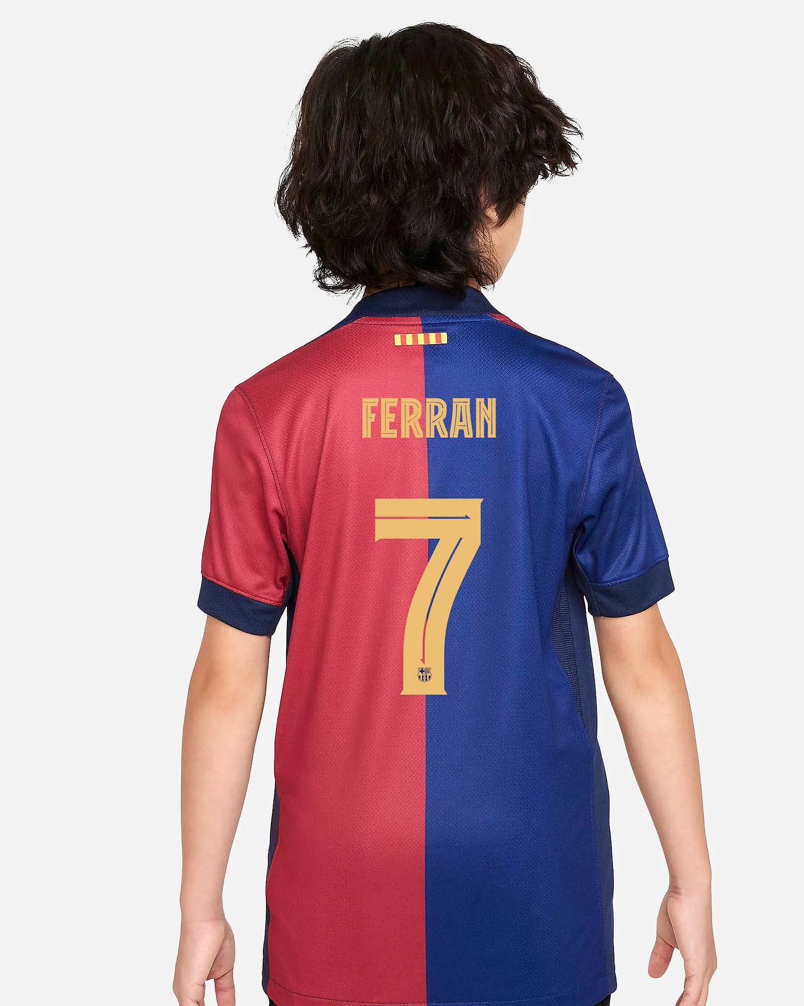 Camiseta 1ª FC Barcelona 2024/2025 Ferran - Fútbol Factory
