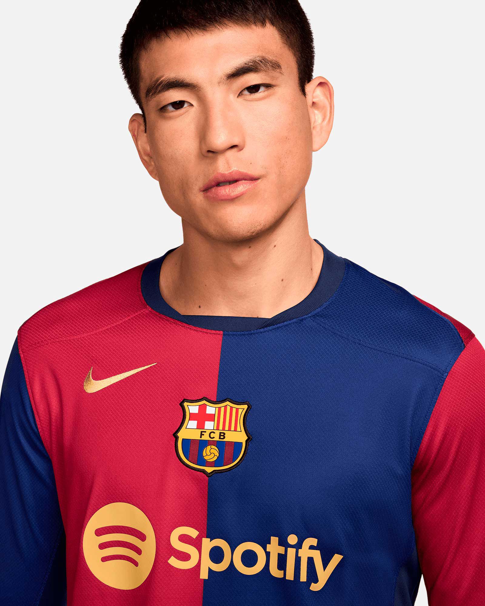 Camiseta manga larga 1ª FC Barcelona 2024/2025  R. Araujo - Fútbol Factory