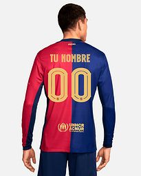 Camiseta manga larga 1ª FC Barcelona 2024/2025  Personalizado