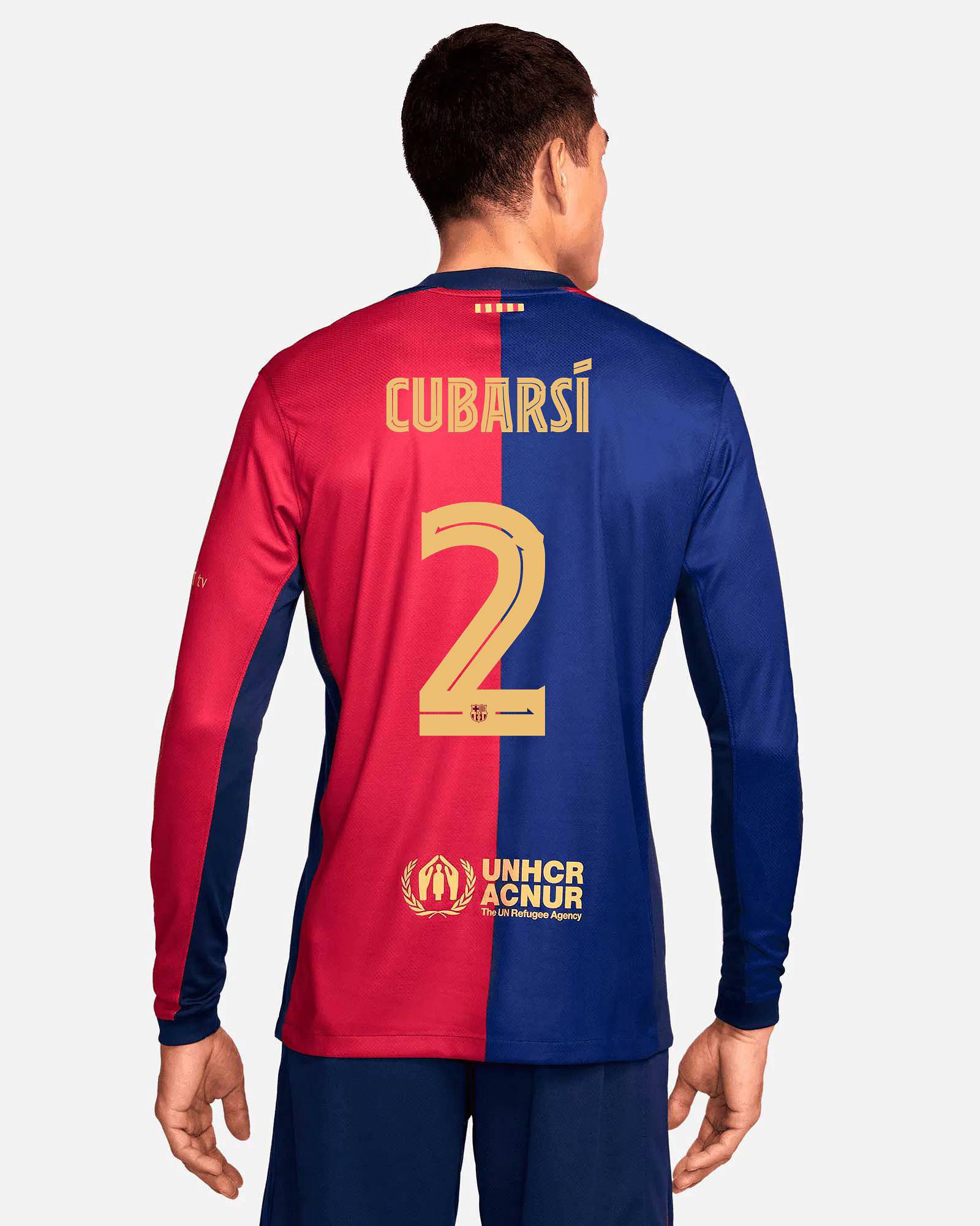 Camiseta manga larga 1ª FC Barcelona 2024/2025  Cubarsí - Fútbol Factory