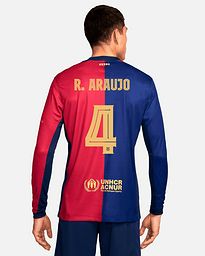 Camiseta manga larga 1ª FC Barcelona 2024/2025  R. Araujo