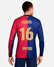 Camiseta manga larga 1ª FC Barcelona 2024/2025  Fermín