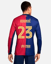 Camiseta manga larga 1ª FC Barcelona 2024/2025  Koundé