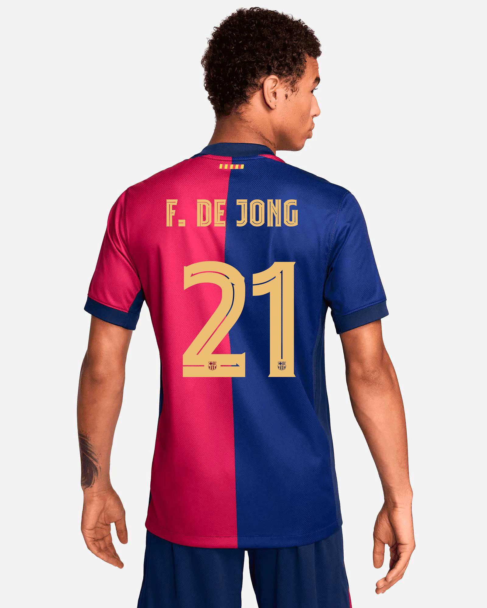 Camiseta 1ª FC Barcelona 2024/2025 F. De Jong - Fútbol Factory