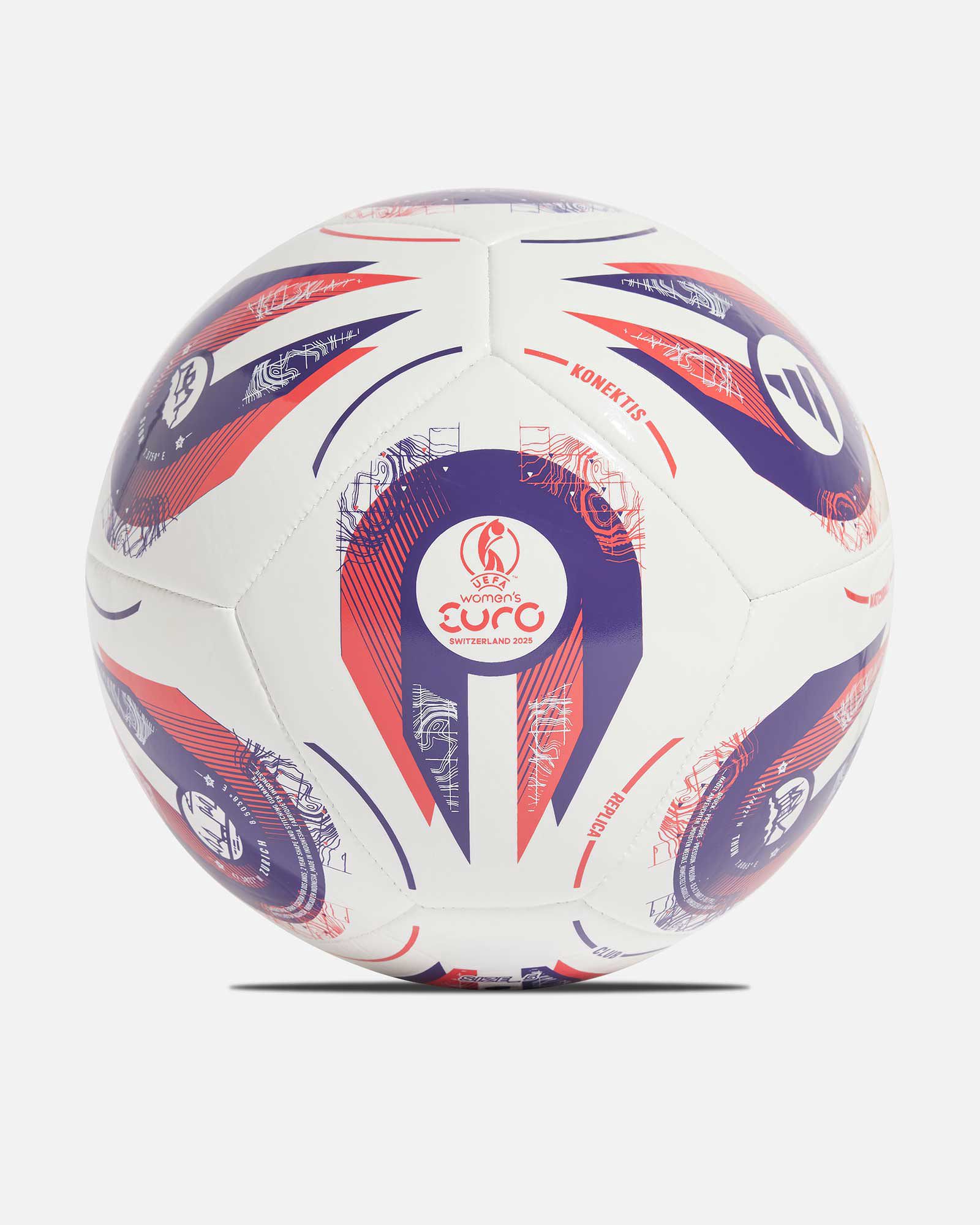 Balon de futbol 7 adidas EURO 2025 WWC Club para Unisex