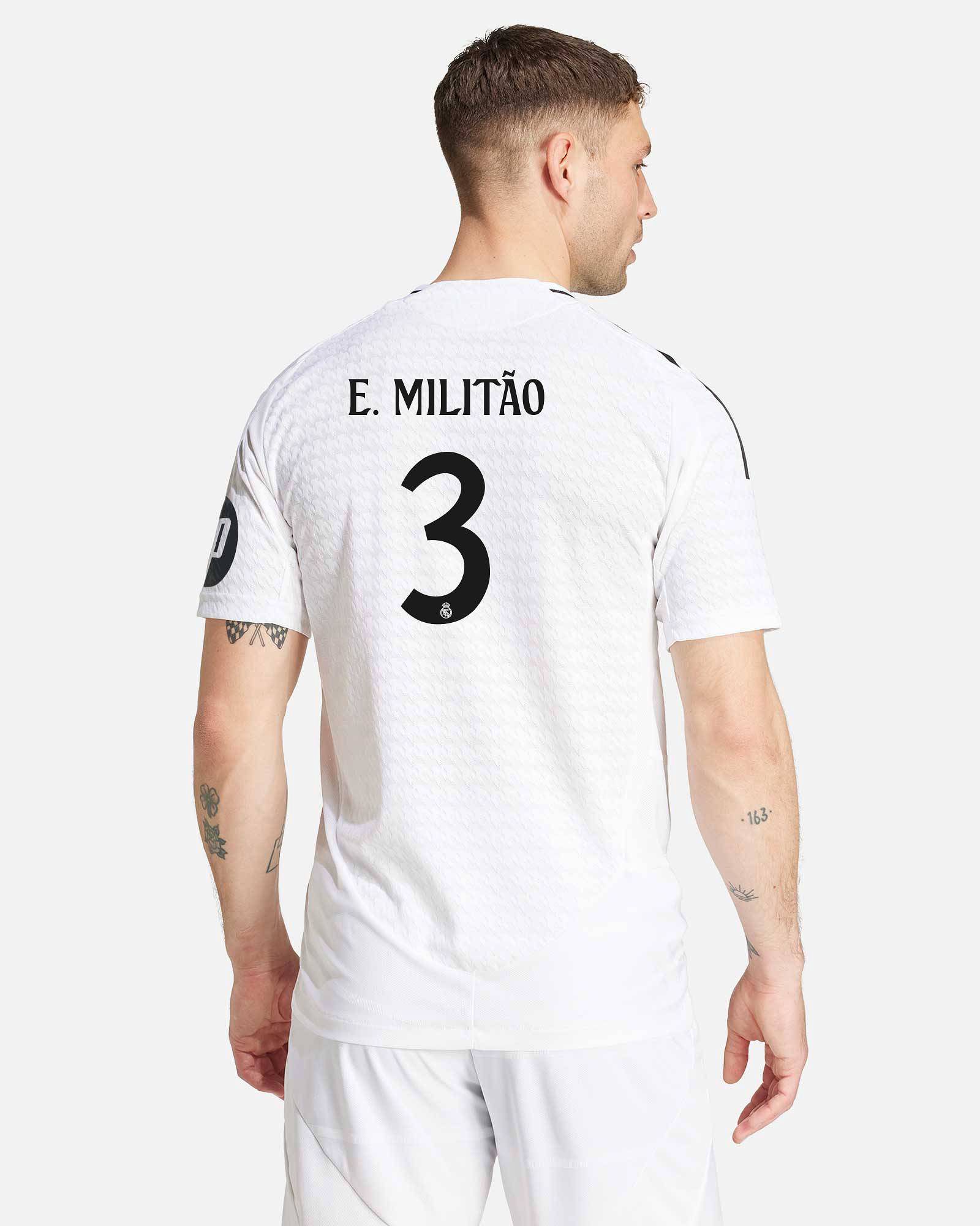 Camiseta 1ª Real Madrid 2024/2025 Authentic E. Militão - Fútbol Factory