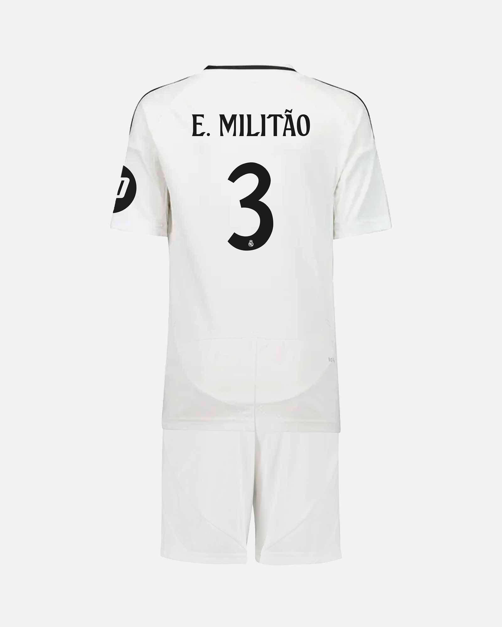 Mini conjunto 1ª Real Madrid 2024/2025 E. Militão - Fútbol Factory