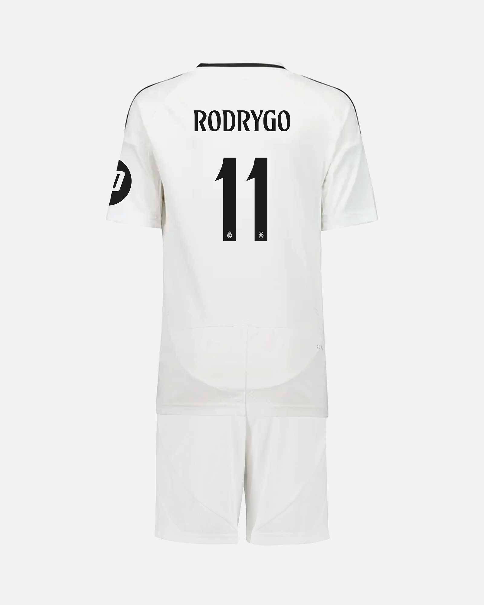 Mini conjunto 1ª Real Madrid 2024/2025 Rodrygo - Fútbol Factory