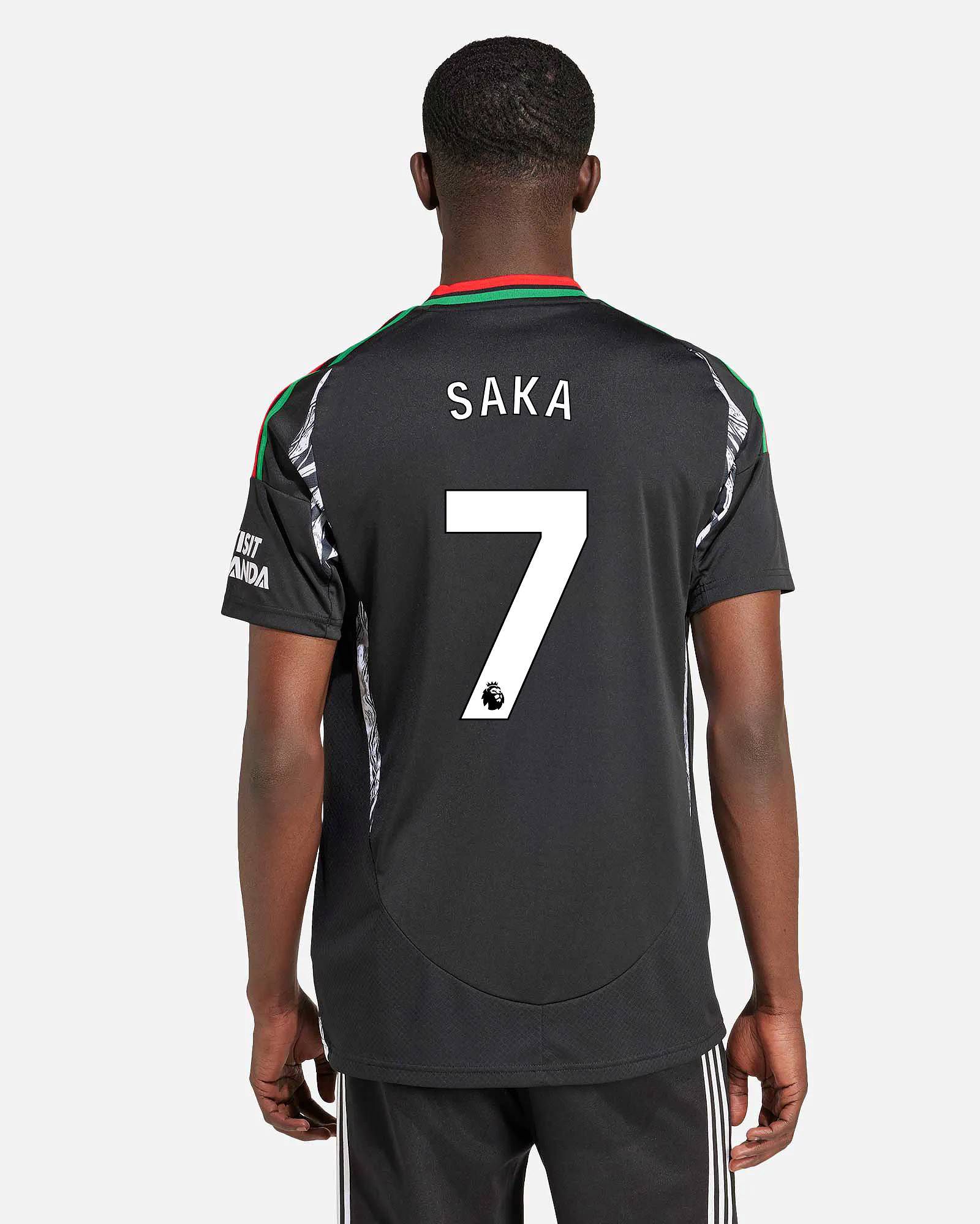 Camiseta 2ª Arsenal FC 2024/2025 Saka - Fútbol Factory