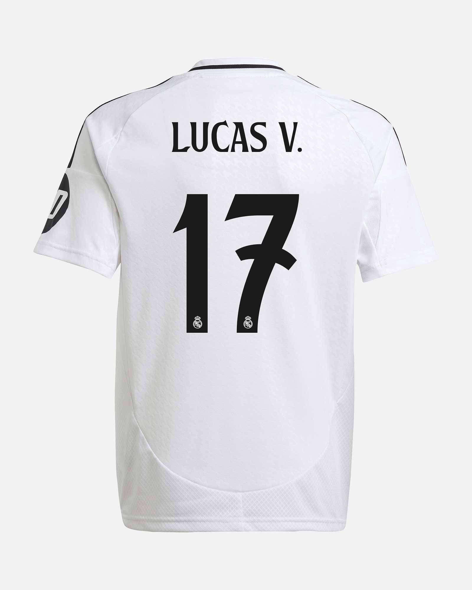 Camiseta 1ª Real Madrid 2024/2025 Lucas V. - Fútbol Factory