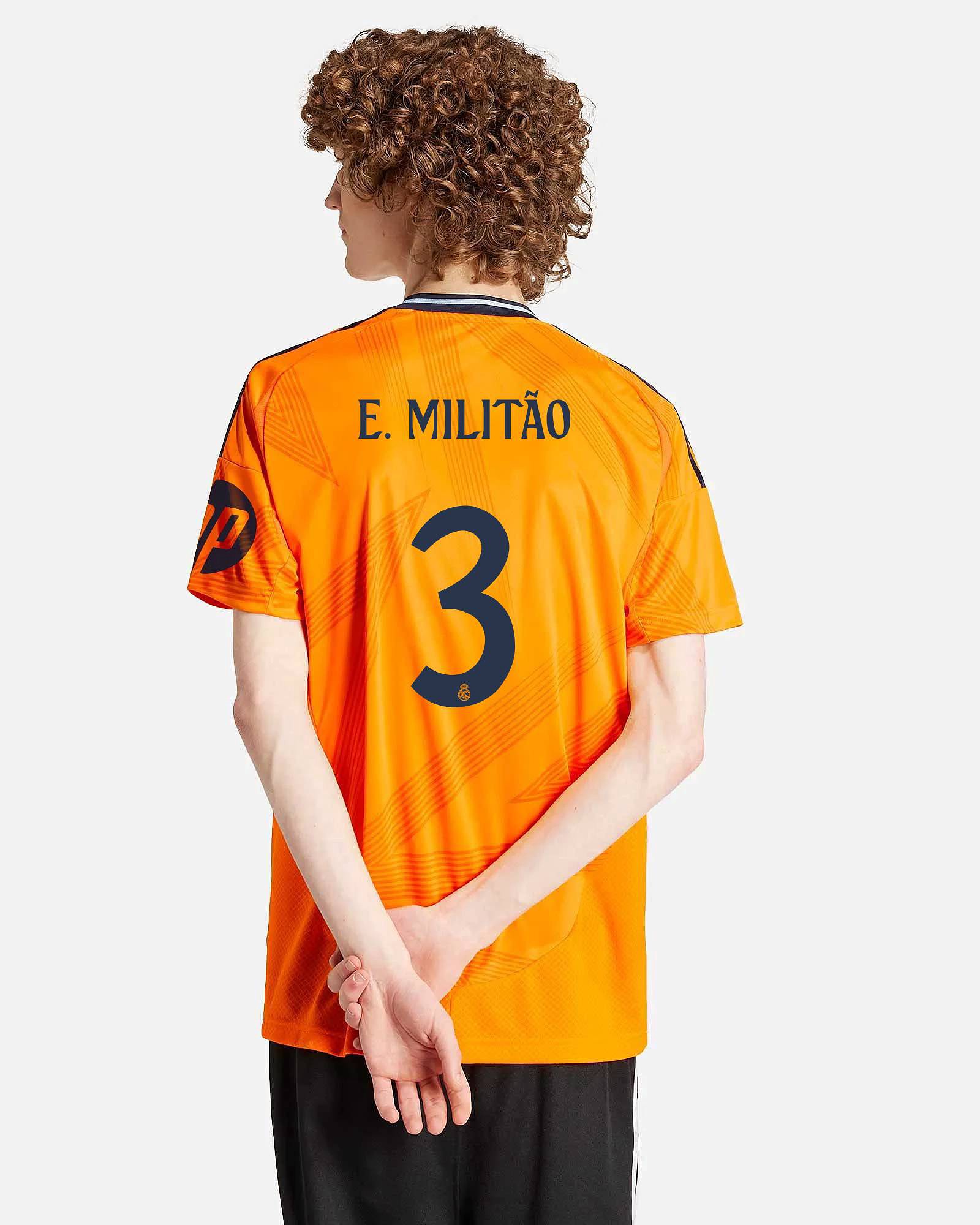 Camiseta 2ª Real Madrid 2024/2025 E. Militão - Fútbol Factory