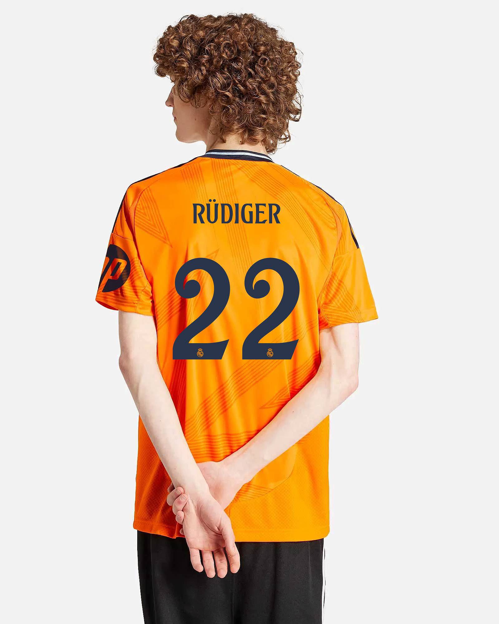 Camiseta 2ª Real Madrid 2024/2025 Rüdiger - Fútbol Factory