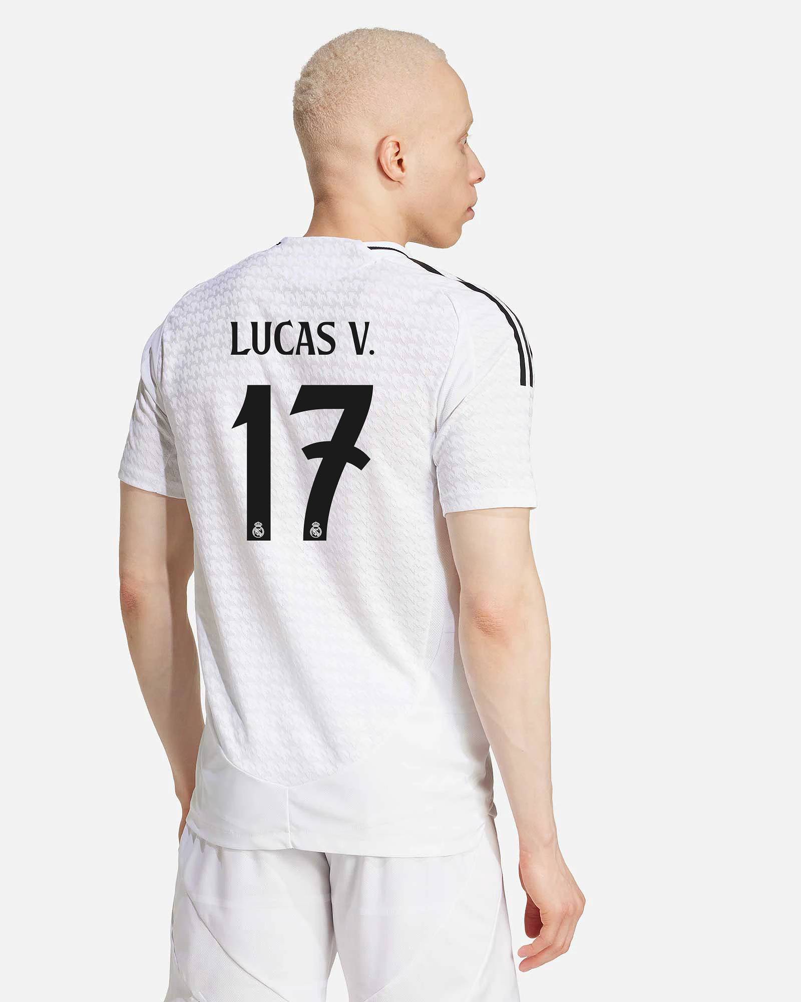 Camiseta 1ª Real Madrid 2024/2025 Lucas V. - Fútbol Factory