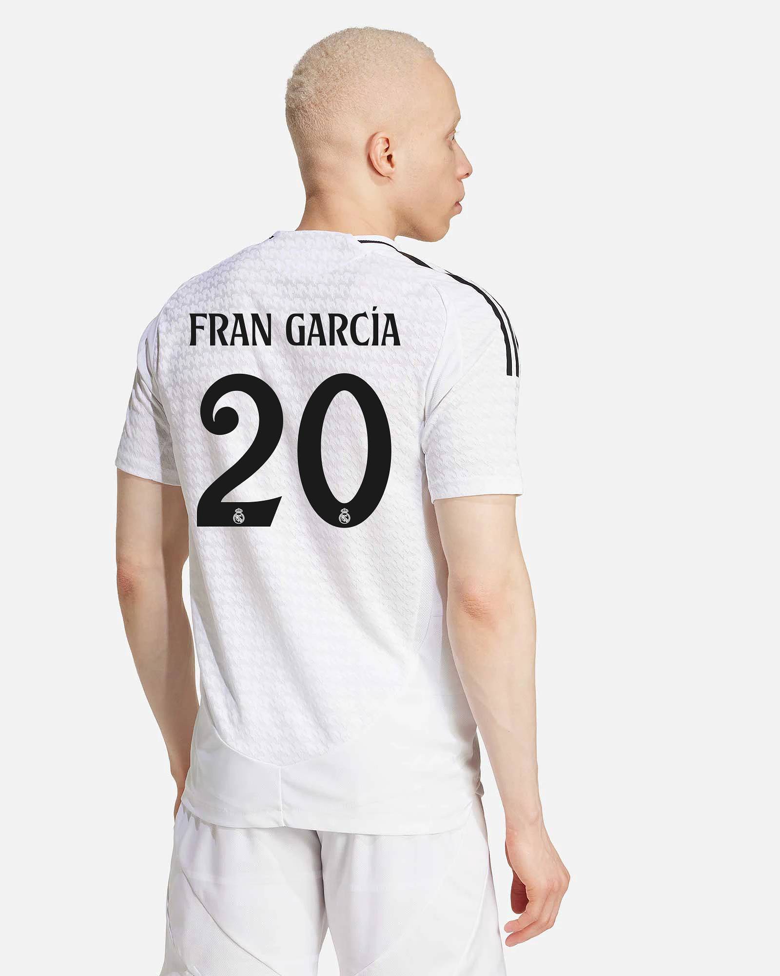 Camiseta 1ª Real Madrid 2024/2025 Fran García - Fútbol Factory