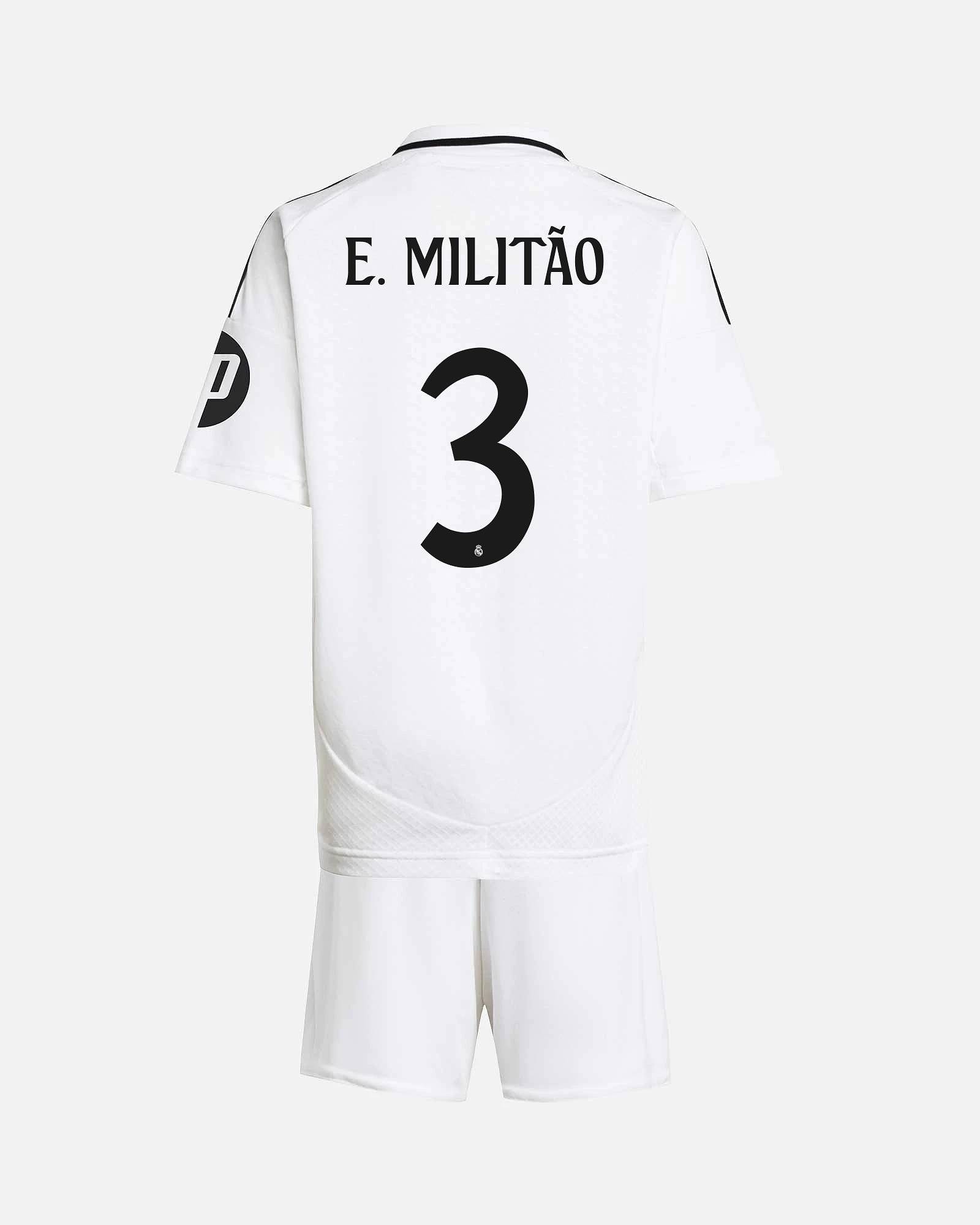 Conjunto Real Madrid 2024/2025 HP E. Militão - Fútbol Factory
