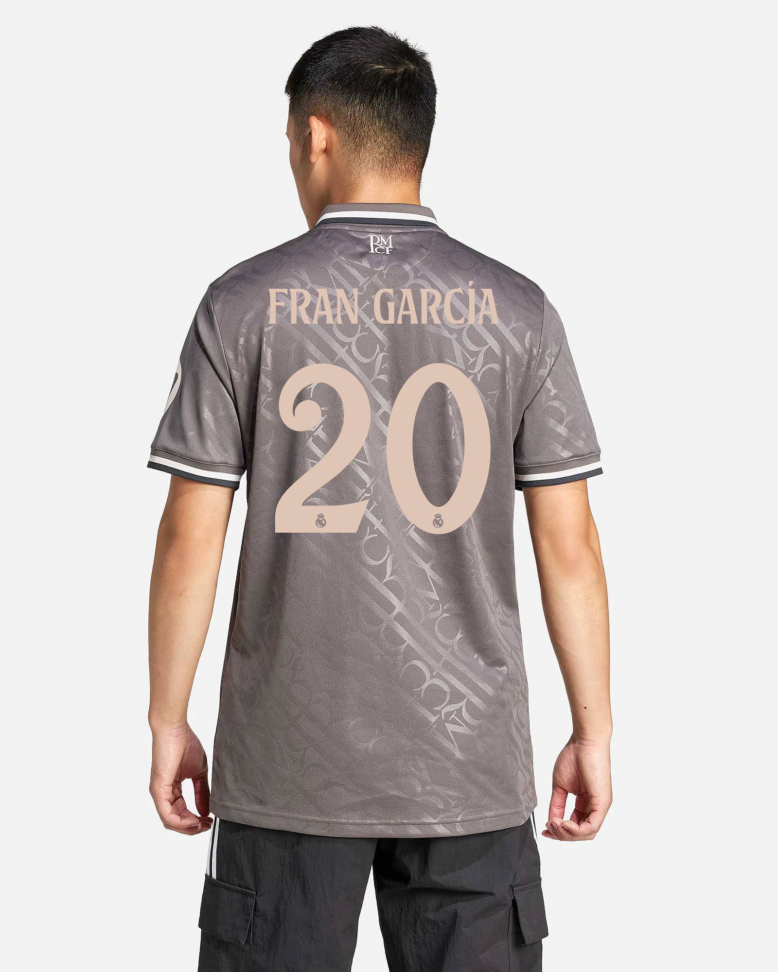 Camiseta 3ª Real Madrid 2024/2025 Fran García - Fútbol Factory