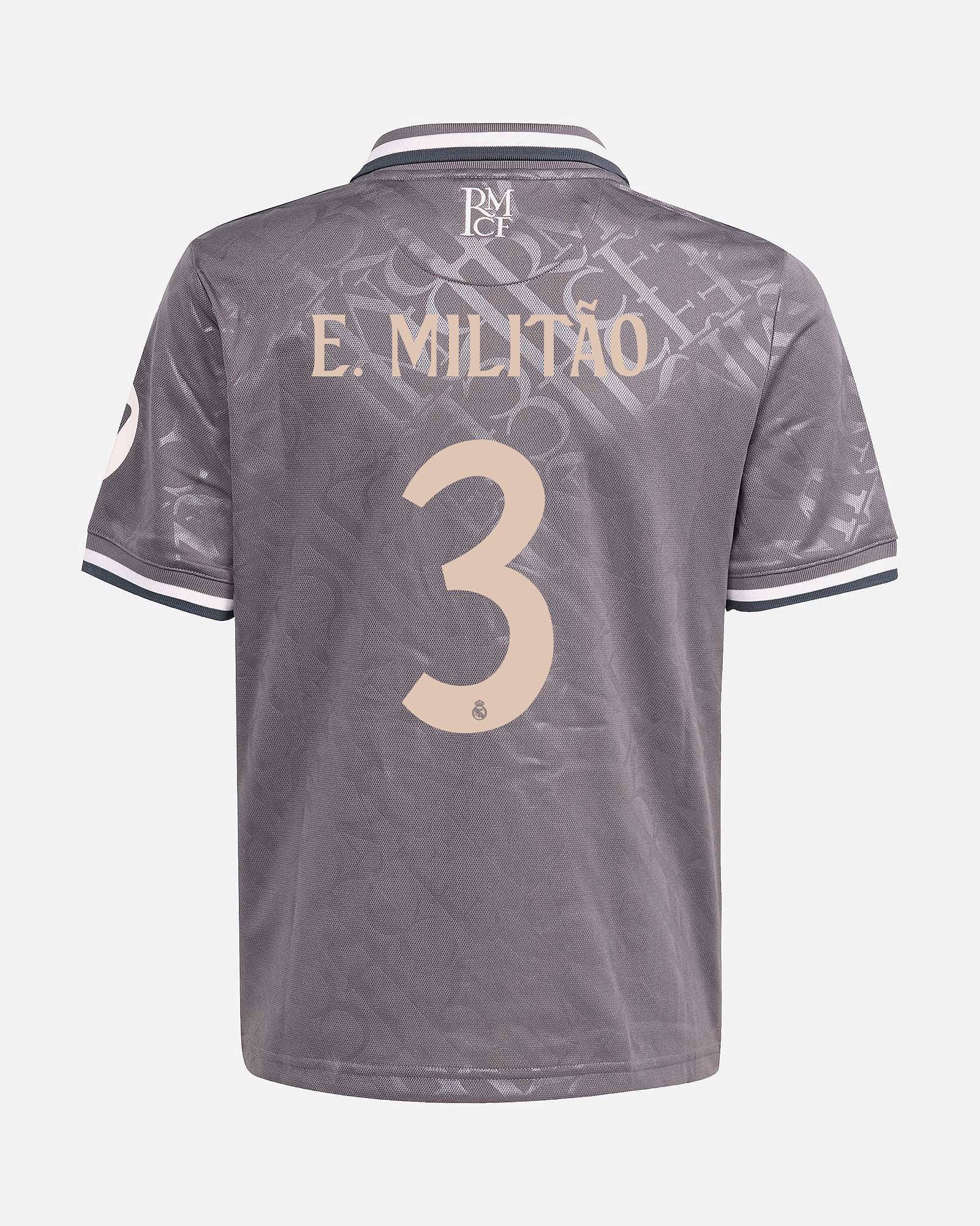 Camiseta 3ª Real Madrid 2024/2025 E. Militão - Fútbol Factory
