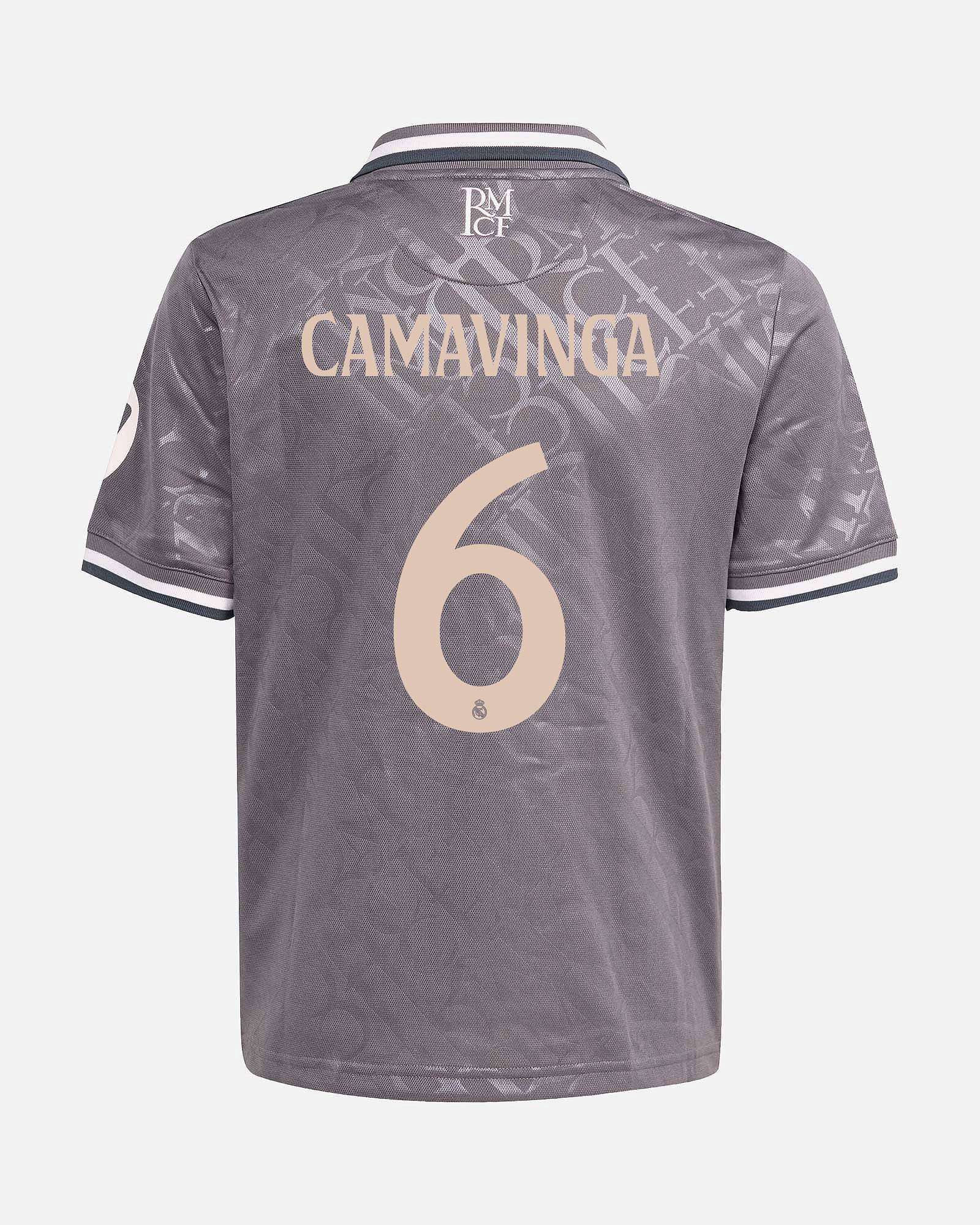 Camiseta 3ª Real Madrid 2024/2025 Camavinga - Fútbol Factory