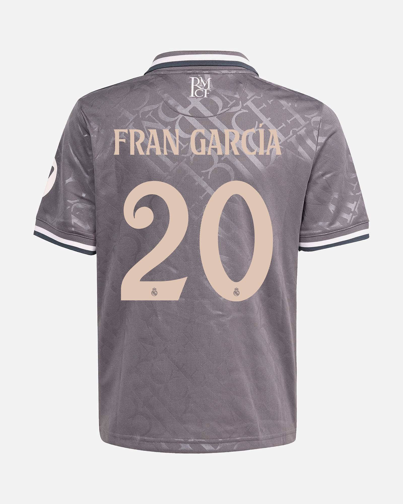 Camisola 3ª Real Madrid 2024/2025 Fran García - Fútbol Factory