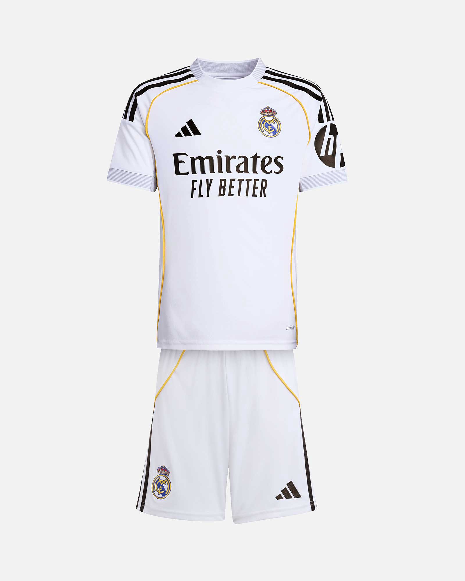 Conjunto 1ª Real Madrid 2025/2026 - Fútbol Factory
